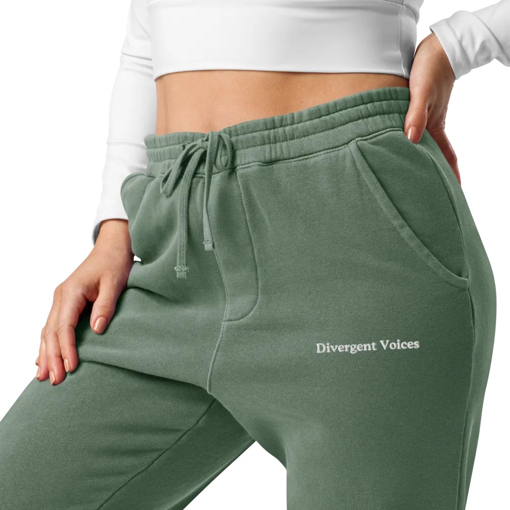 Divergent Voices Basic Embroidered Unisex Sweatpants product image (6)