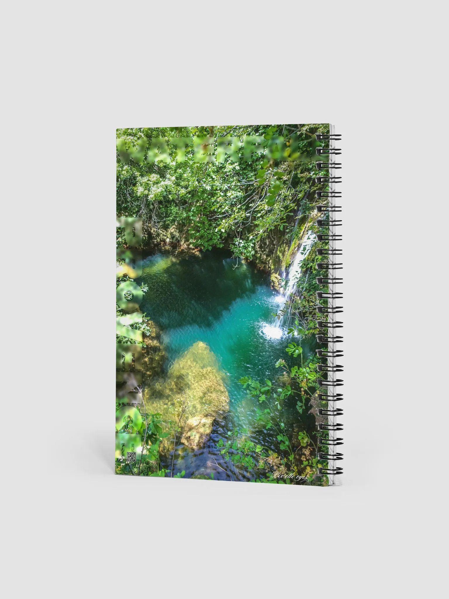 WATERFALL NOTEBOOK – CHUTES DU CARAMY – A5 FORMAT product image (2)