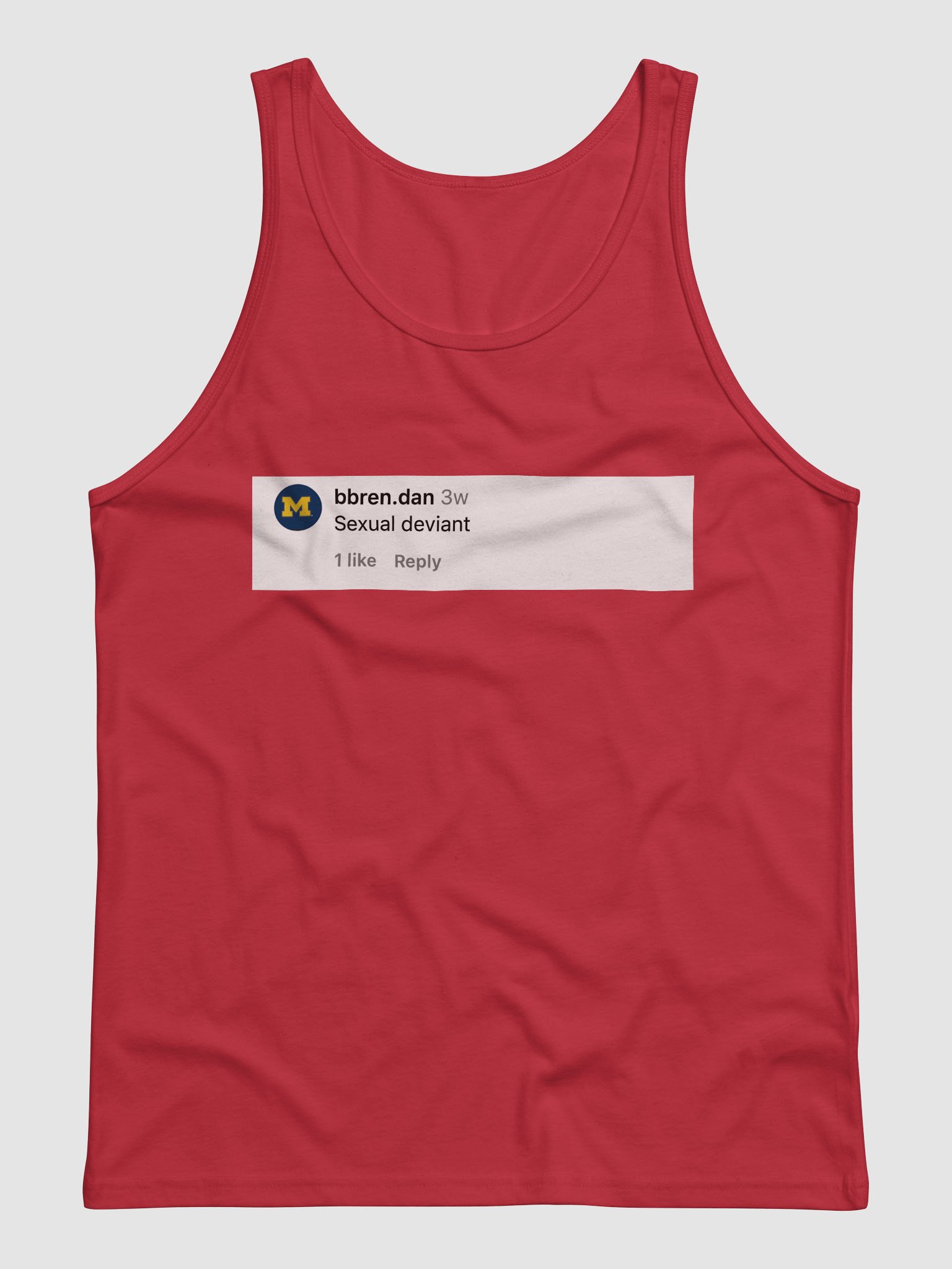 Sexual Deviant comment tank product image (2)