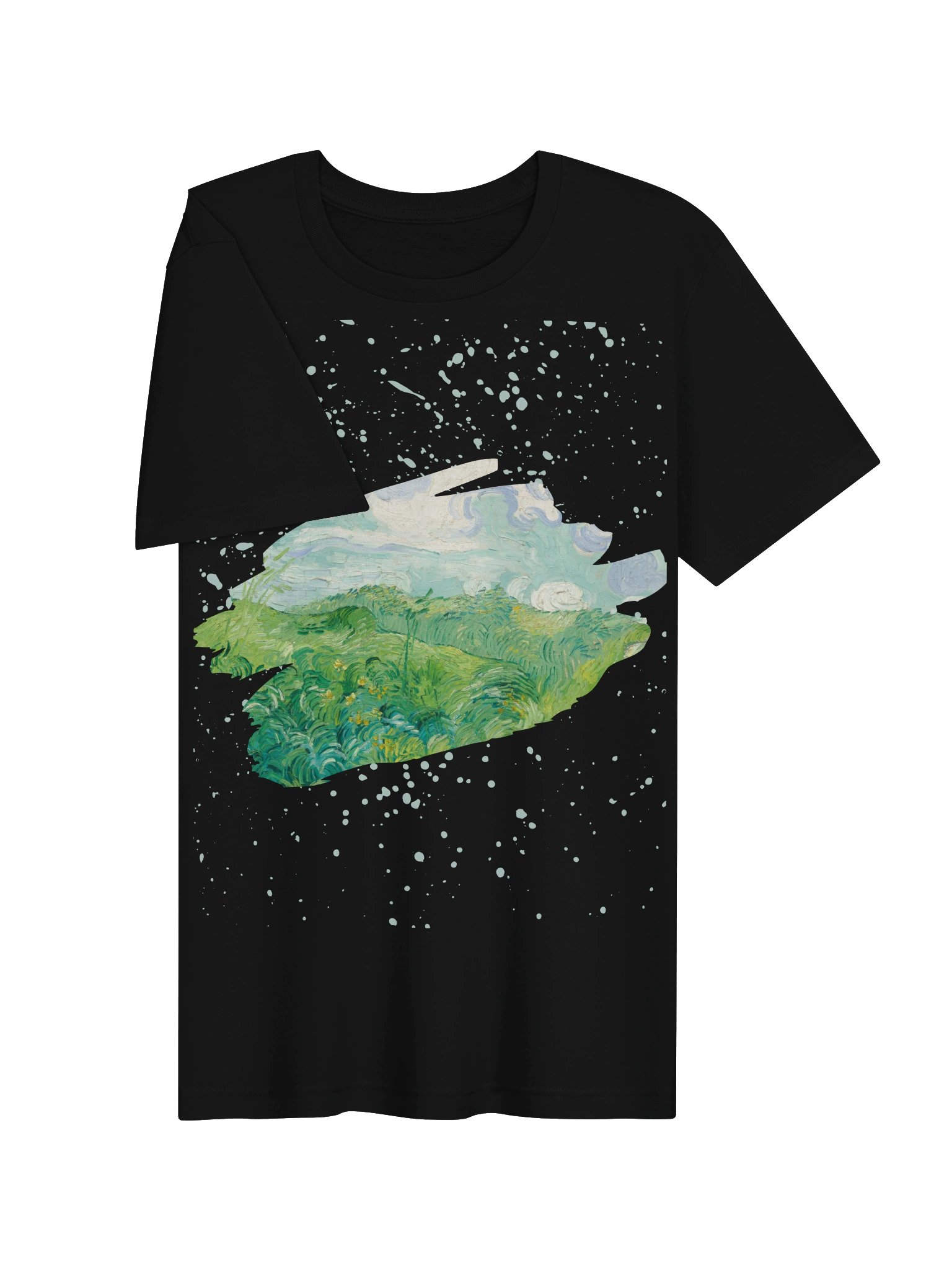 Green Wheat Fields, Auvers (Vincent van Gogh) T-Shirt product image (3)
