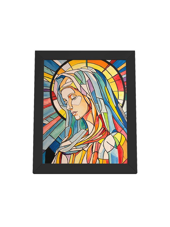 Blessed Mother by Warren Willowdale (Framed High-Quality Matte Fine Art Print) product image (1)
