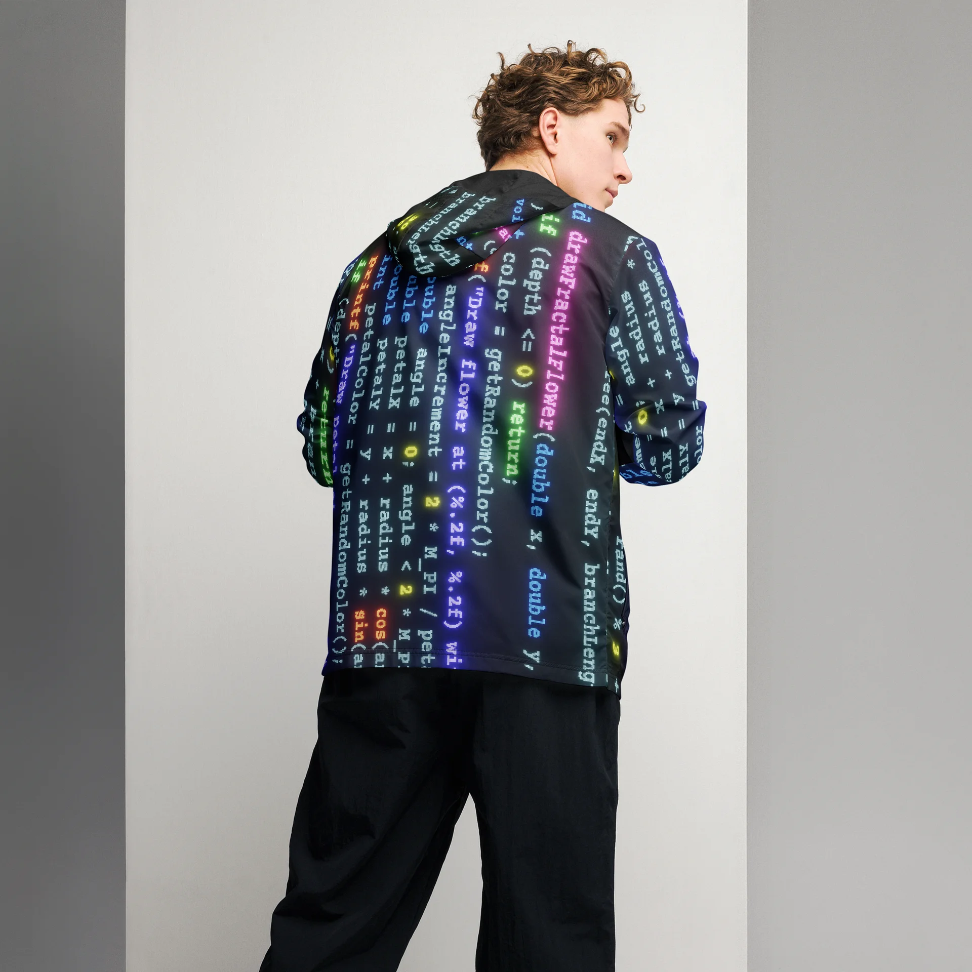 Computer Programming in C (zip up windbreaker) product image (7)