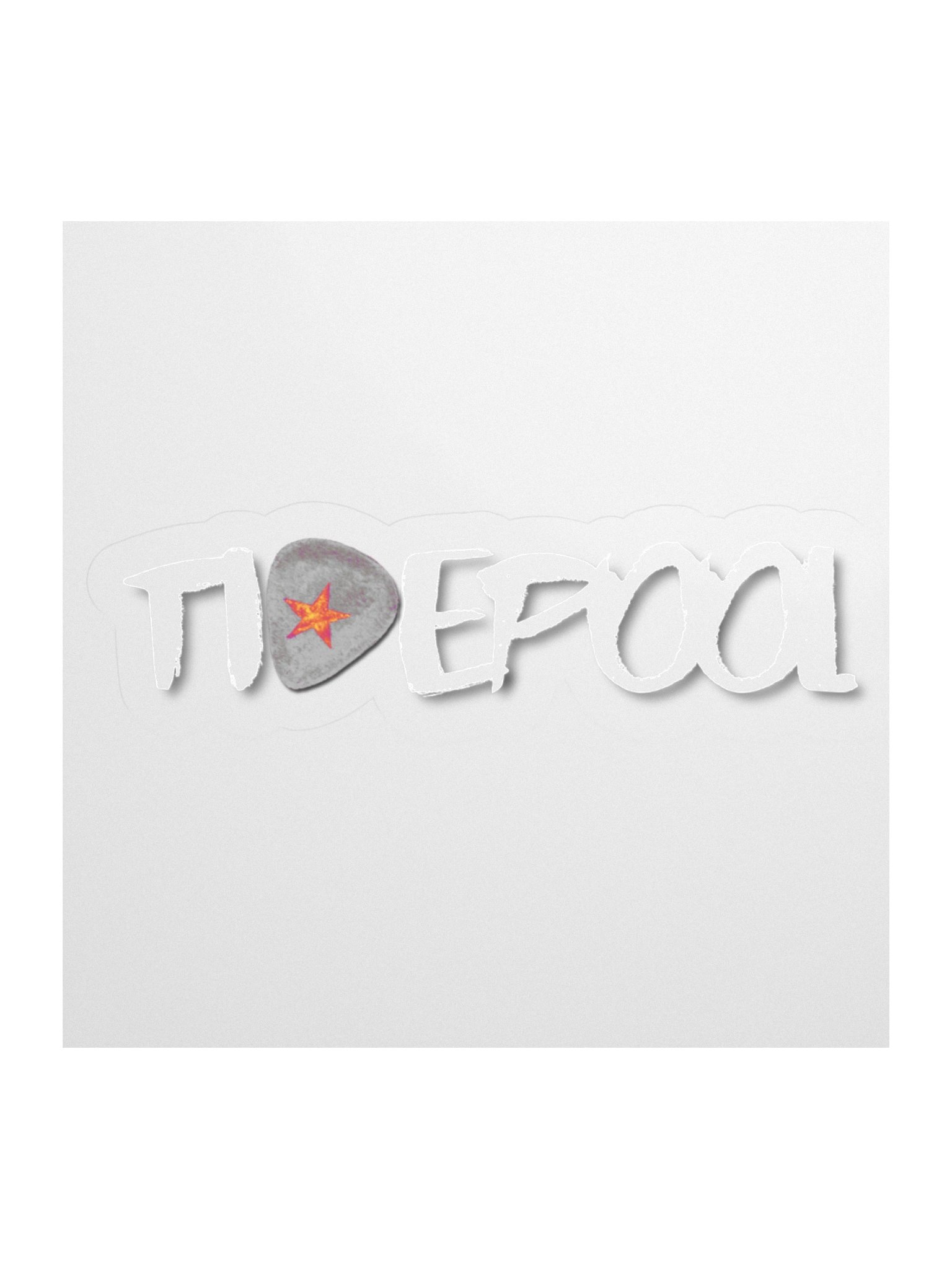 White Tidepool Logo Sticker product image (3)