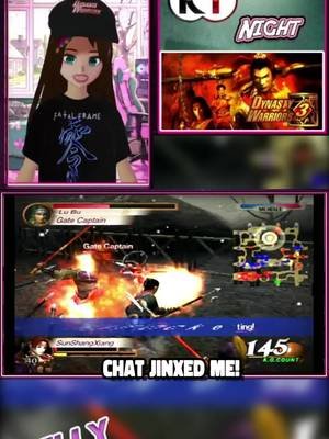 Chat, you totally jinxed me! #chatinteraction #streamer #funny #gaming #ClipGPT #streamladder #DynastyWarriors3