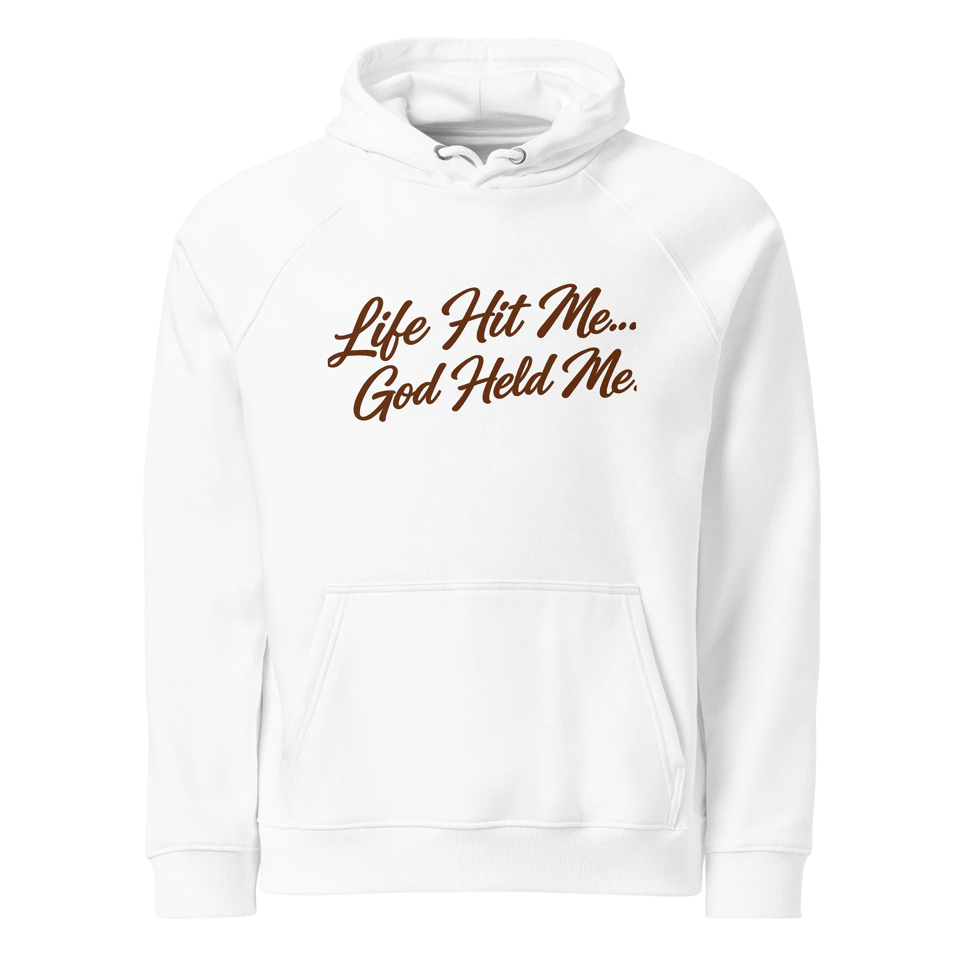 Life Hit Me… God Held Me — Signature Hoodie product image (1)