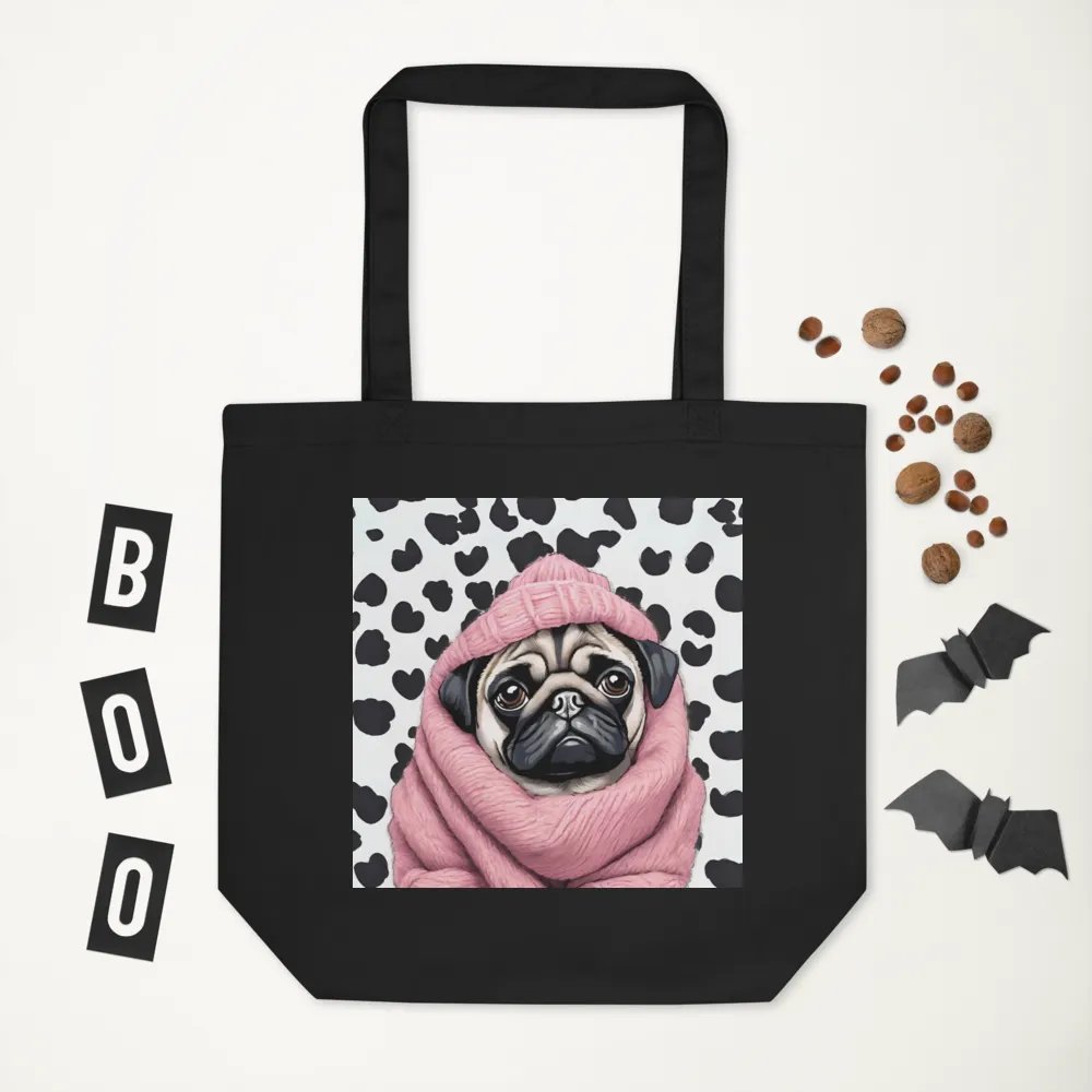 Dotted Pug Eco-Friendly Tote Bag product image (3)
