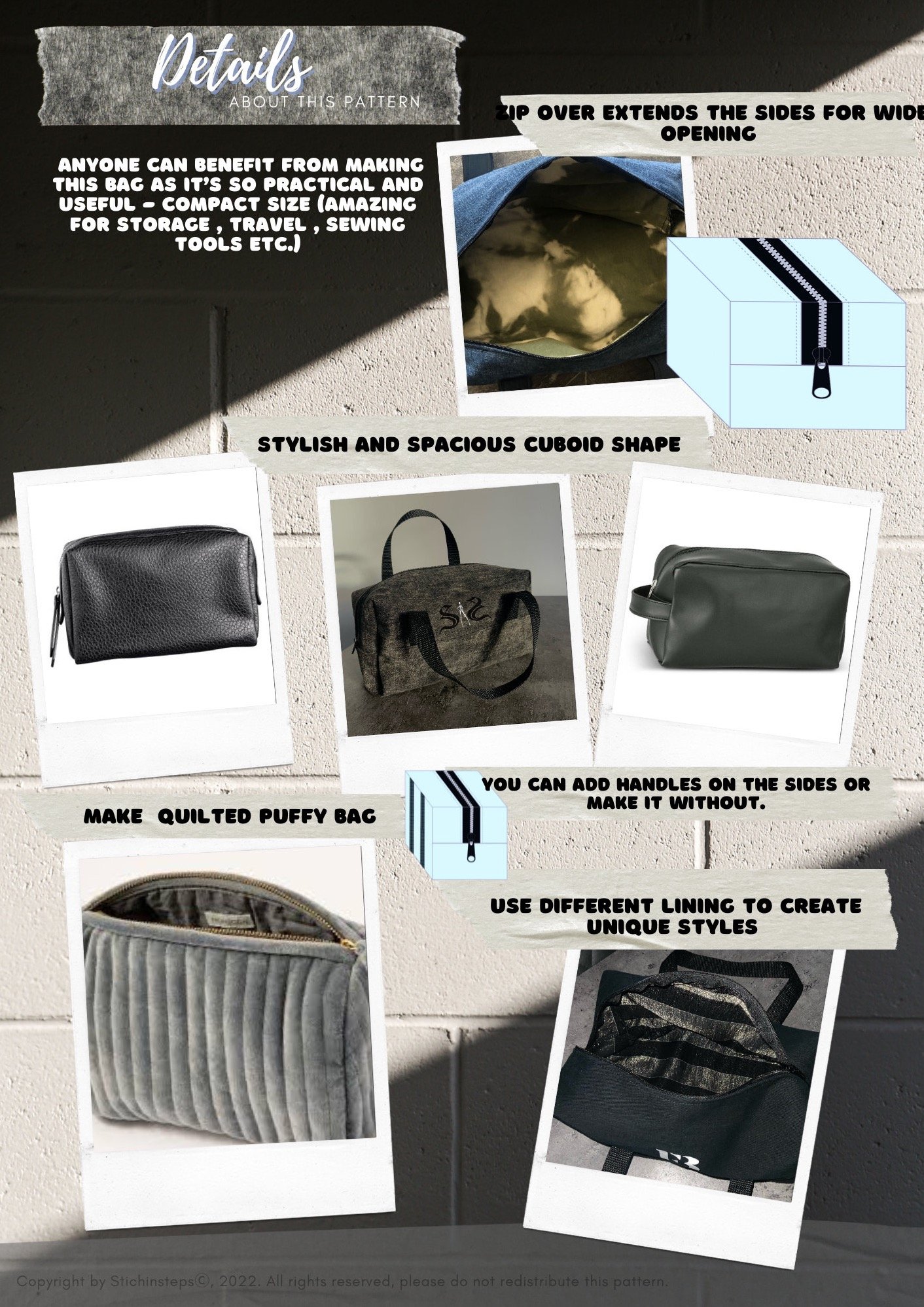Ultimate Storage Bag - sewing pattern product image (7)