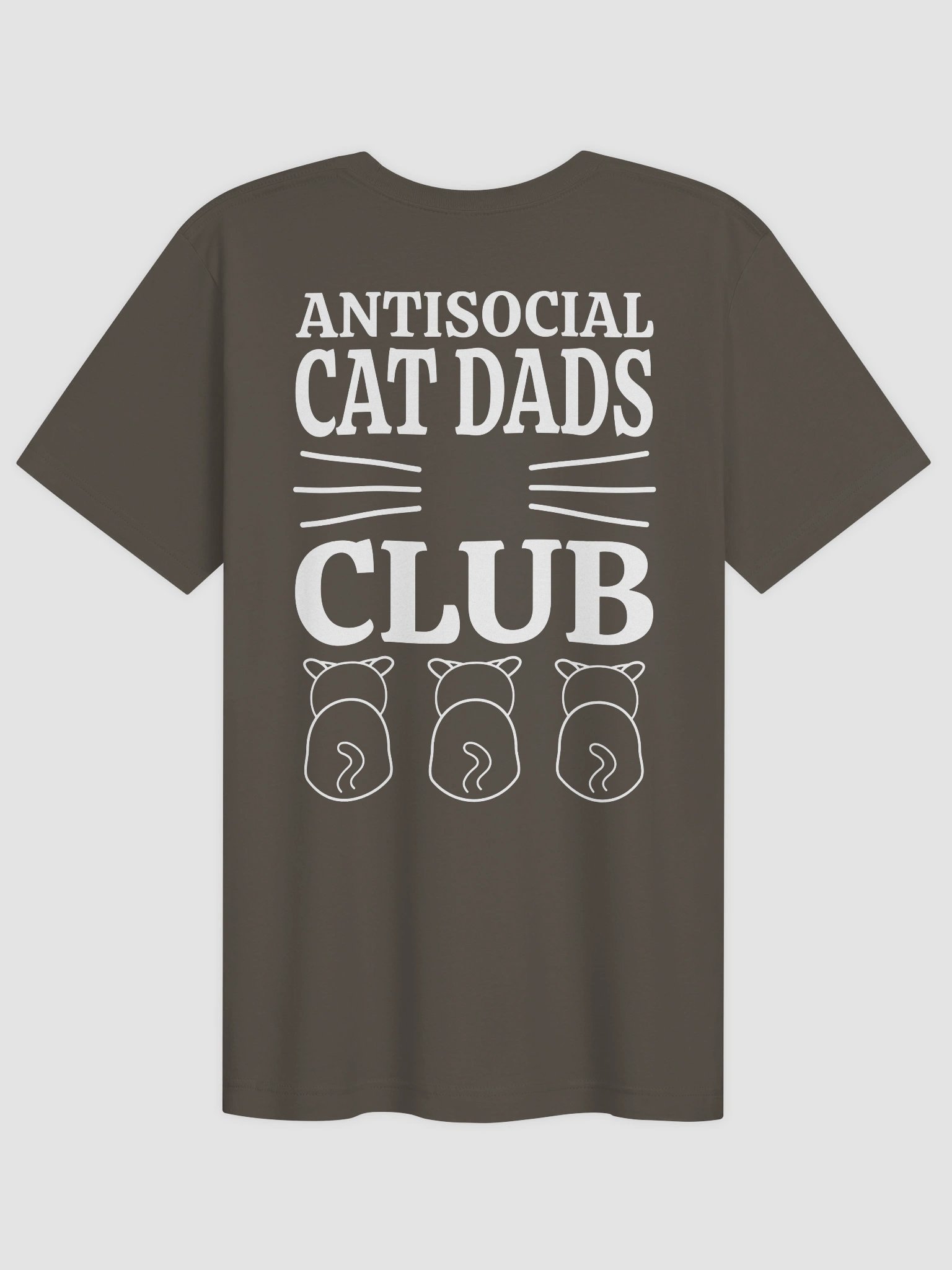 Antisocial Cat Dads Club 3 (Back Print) - Unisex Adult Super Soft Lightweight T-shirt product image (15)