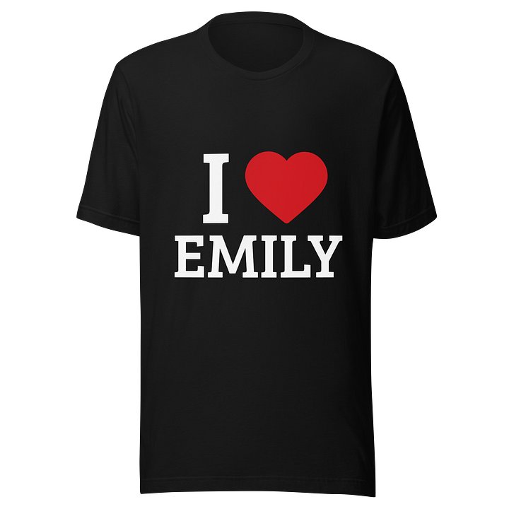 I Love Emily Tee - Black 🖤 product image (1)