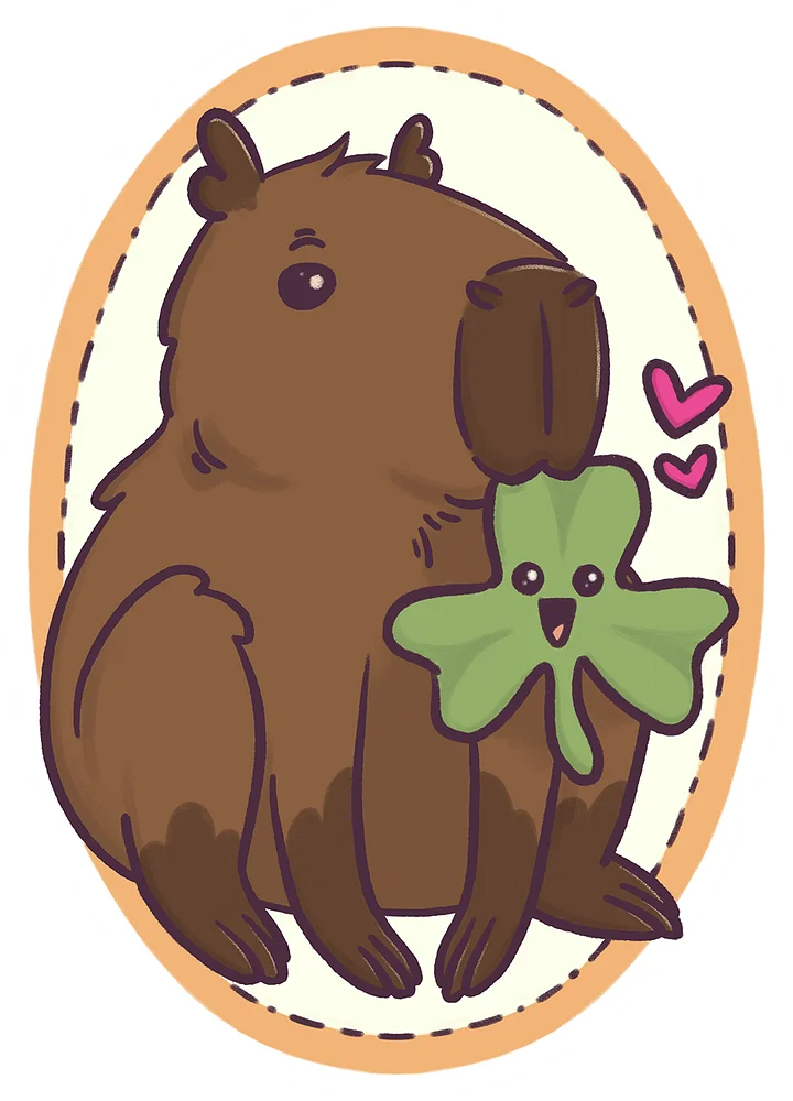 sticker : paddy capy product image (1)