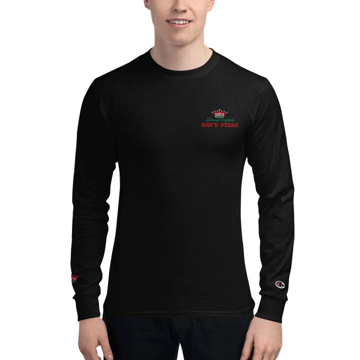 Ray's Pizza x Champion Embroidered Long Sleeve Shirt product image (2)