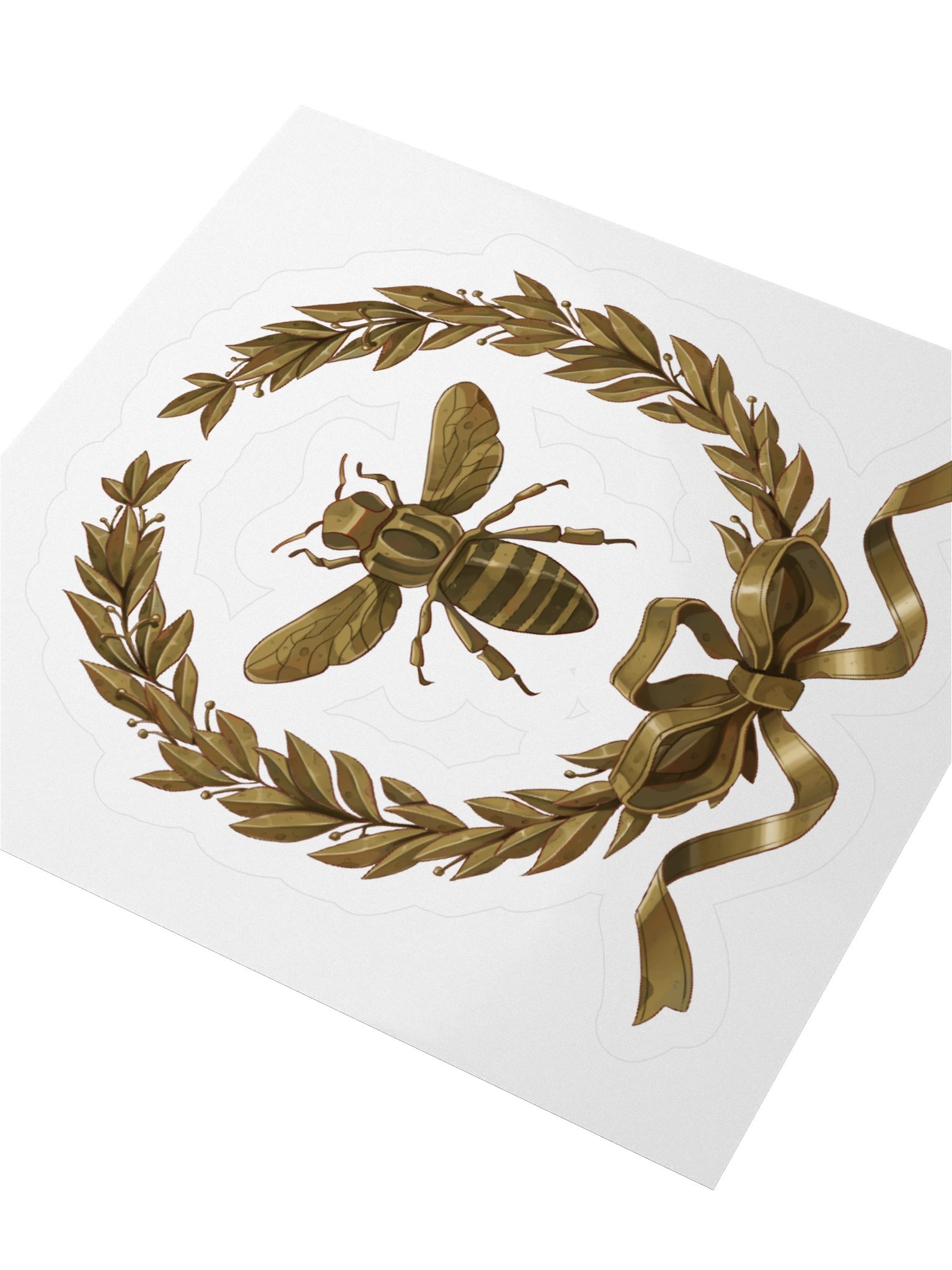 Napoleon Bee Wreath - Sticker product image (3)