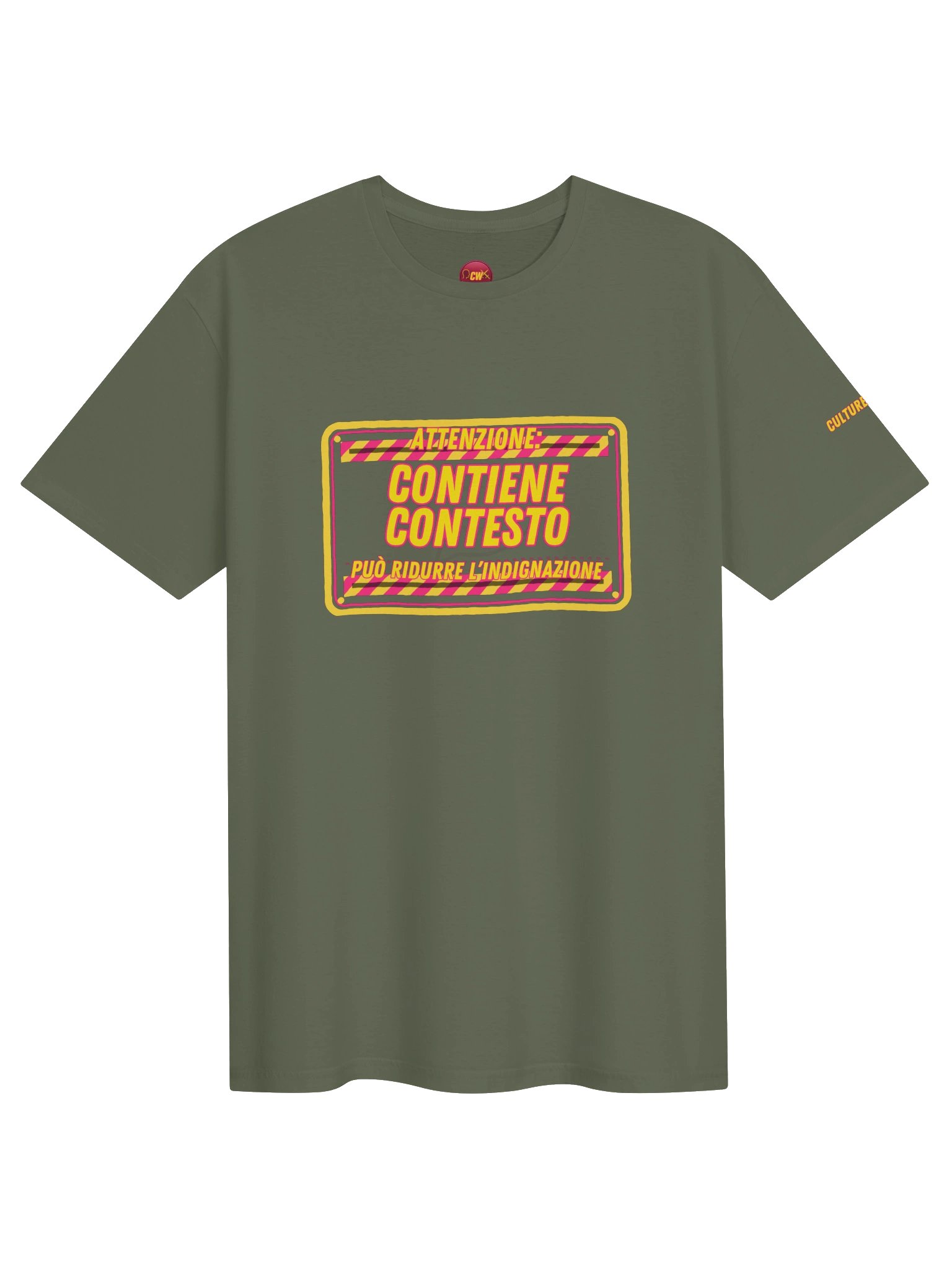 Maglietta “Contiene contesto” Culture Wars | Unisex product image (1)