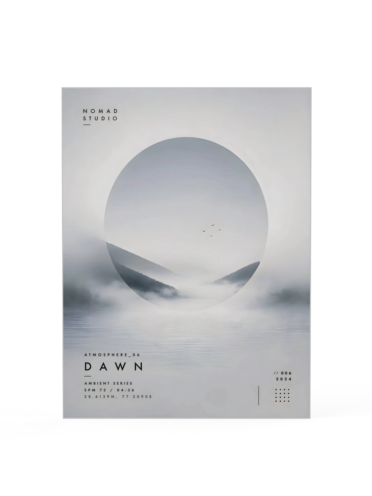 Silence — Moody Minimalist Wall Art product image (1)