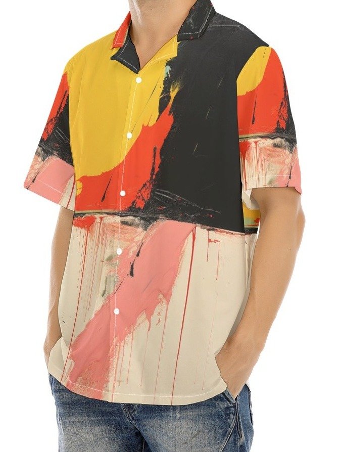 Drip Expressionist Cuban Shirt product image (3)