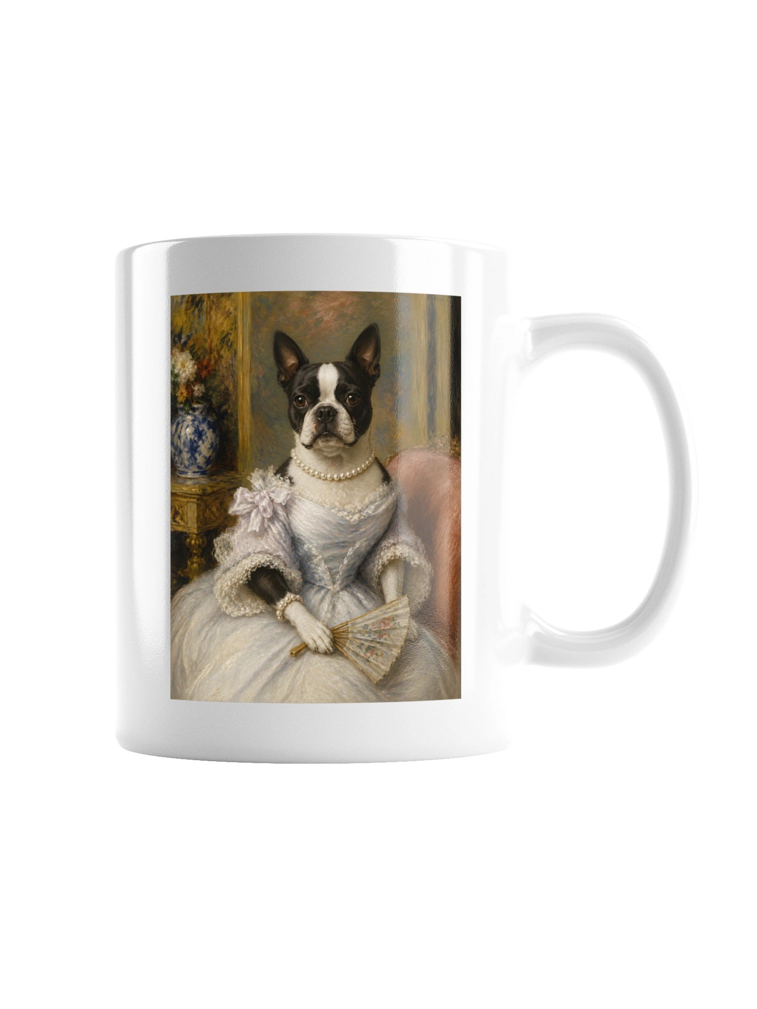Boston Terrier Portrait of Irène Cahen d'Anvers Mug product image (3)