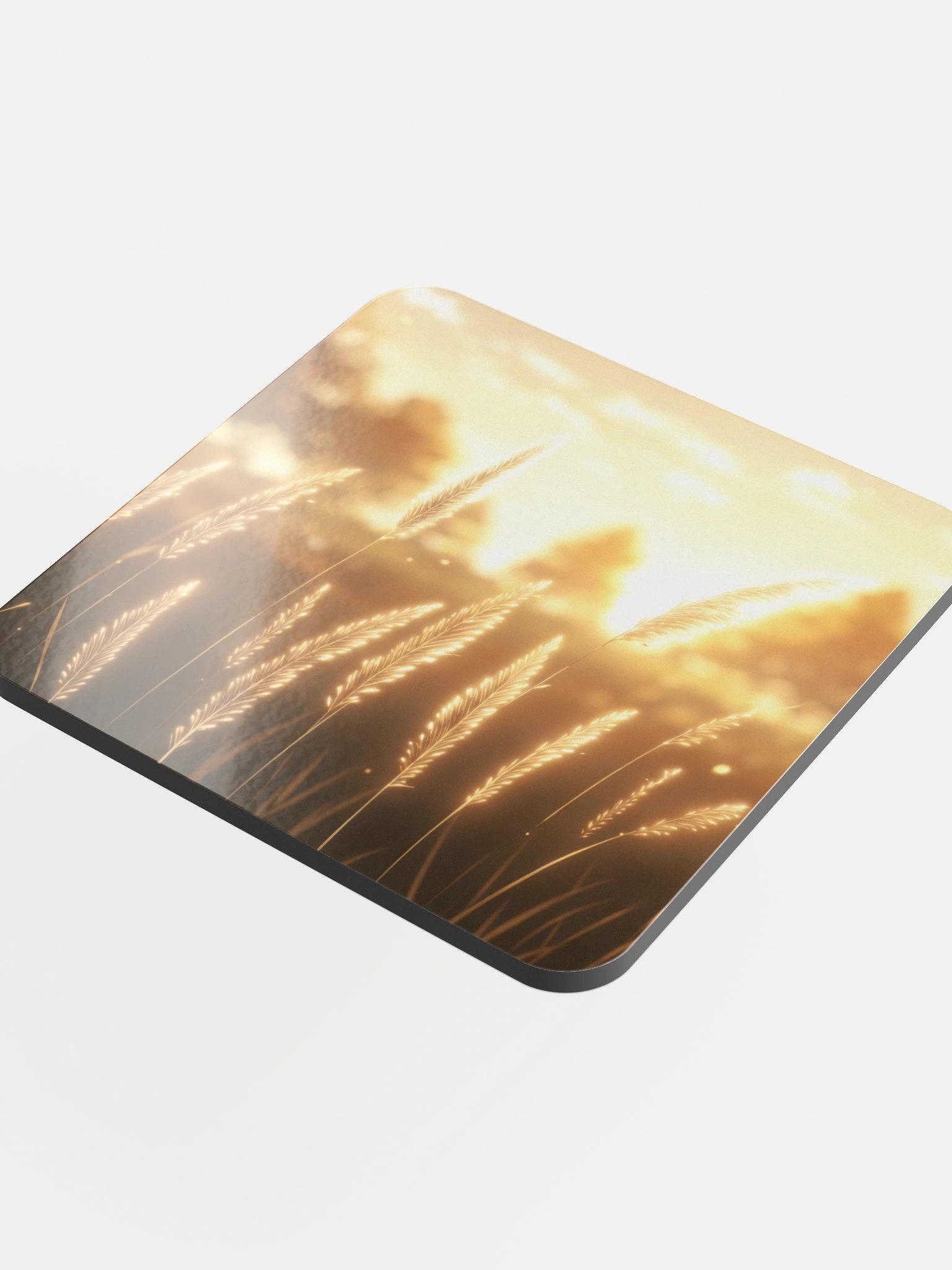 Sunset Glow - Glossed Cork Coaster product image (4)