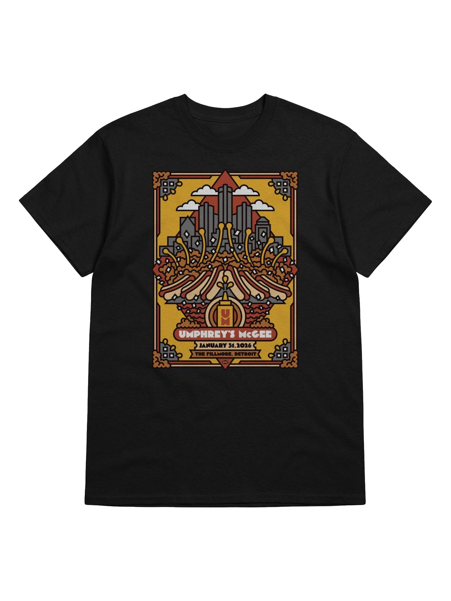Umphrey’s McGee Detroit Michigan 2026 Merch Tshirt product image (1)