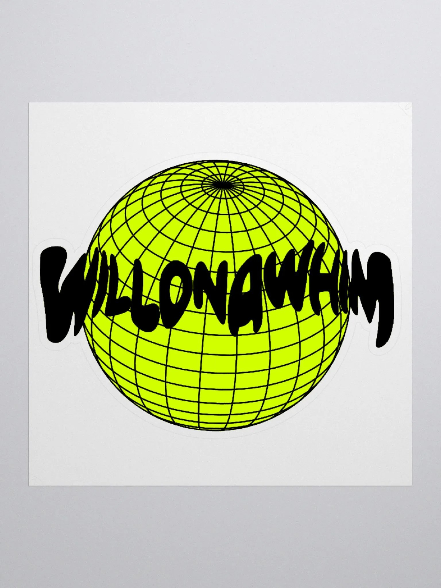 WILLONAWHIM GLOBAL MIND STICKER product image (1)