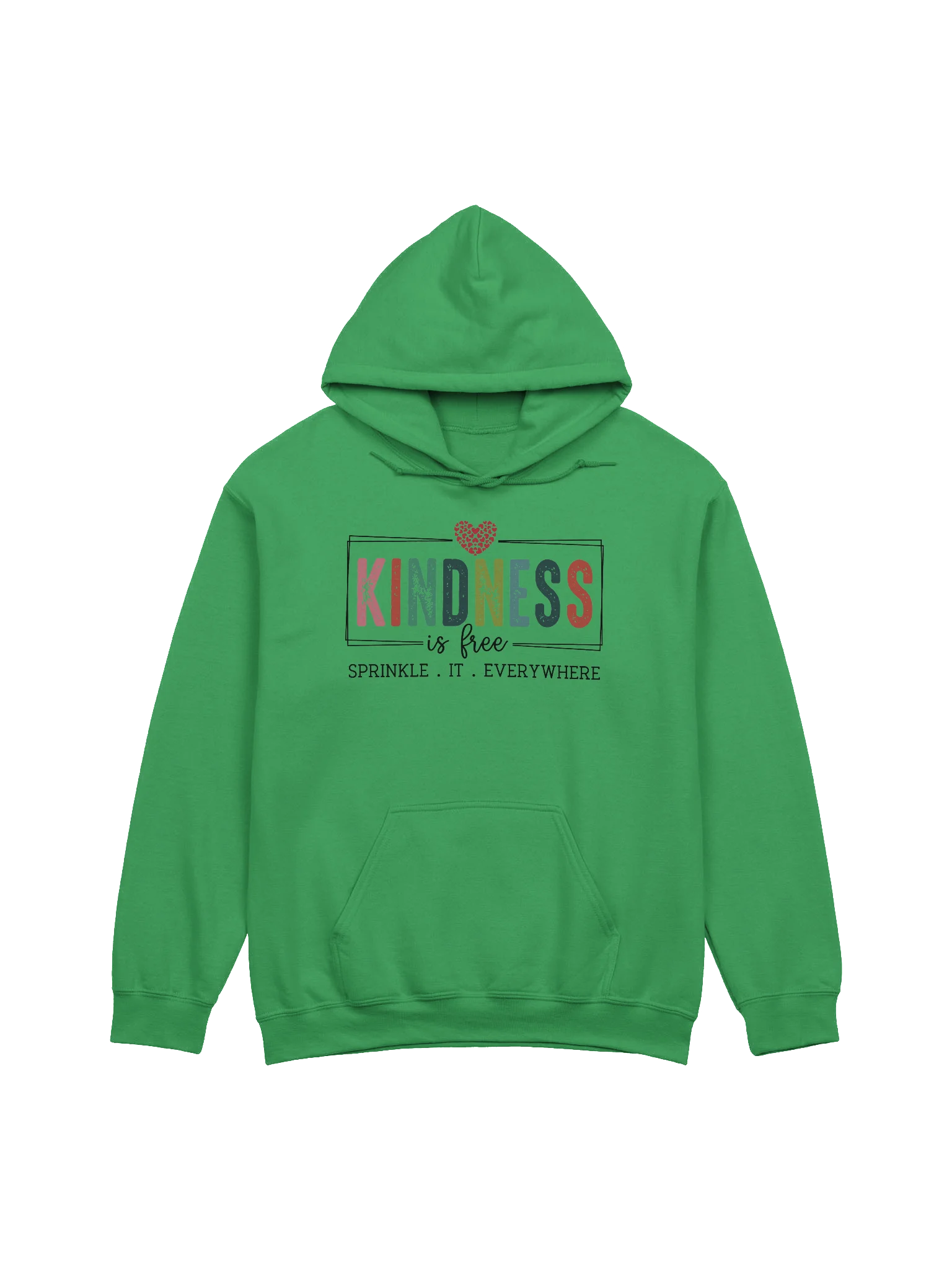 Kindness Is Free Hoodie – Cozy, Colorful & Heartwarming product image (1)