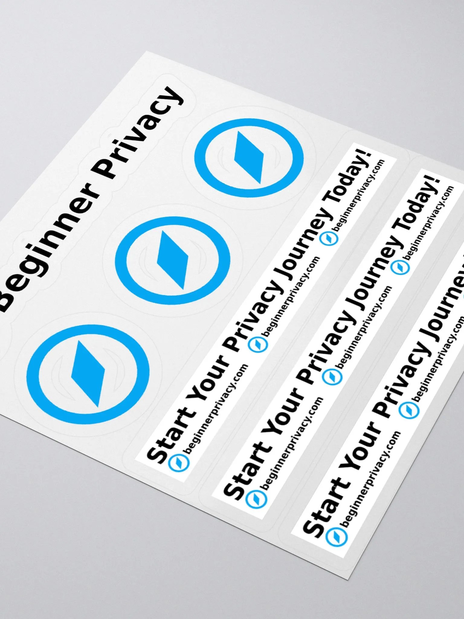 Beginner Privacy Kiss-Cut Stickers product image (3)