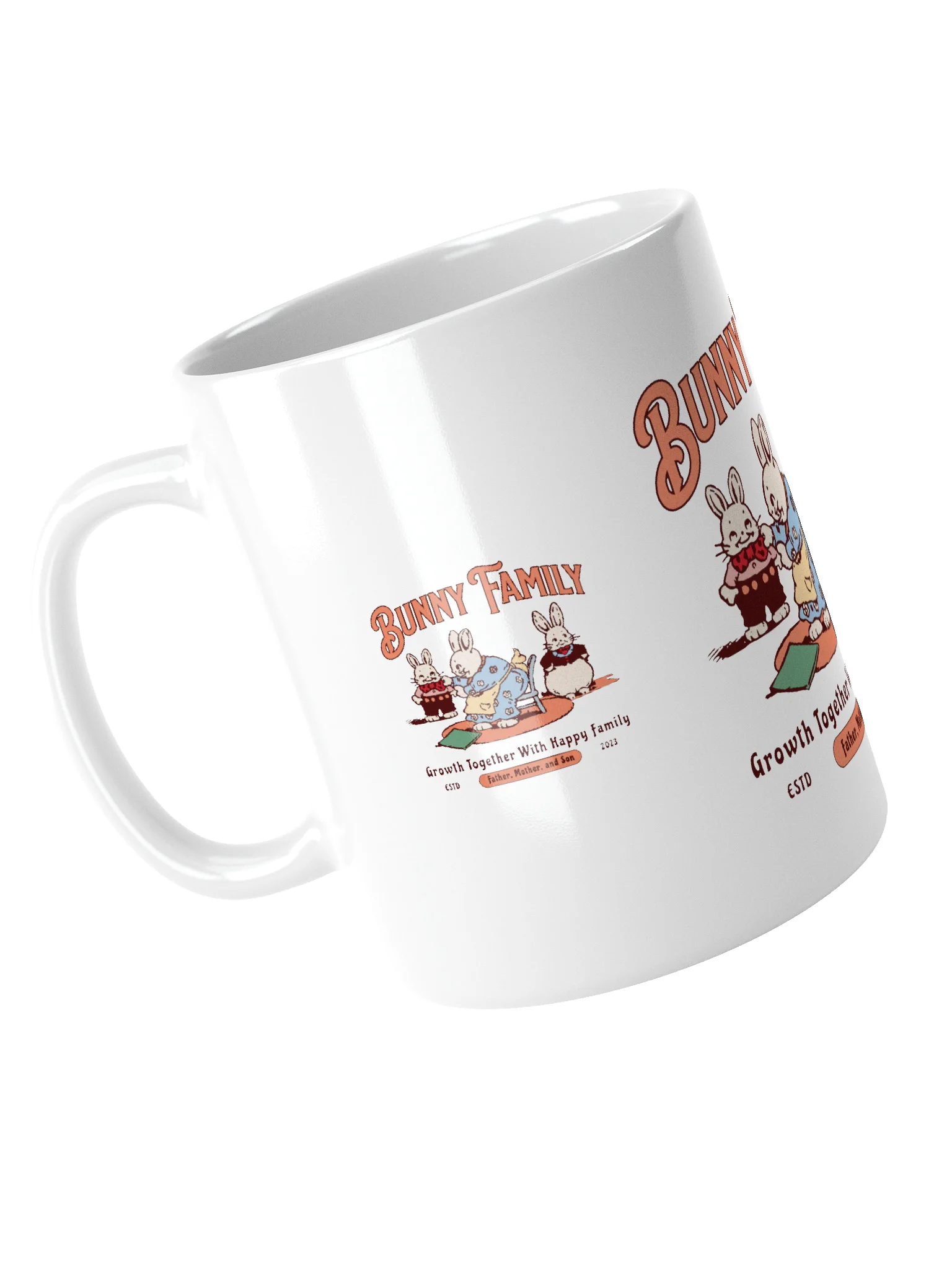 Bunny Family Ceramic Mug product image (5)