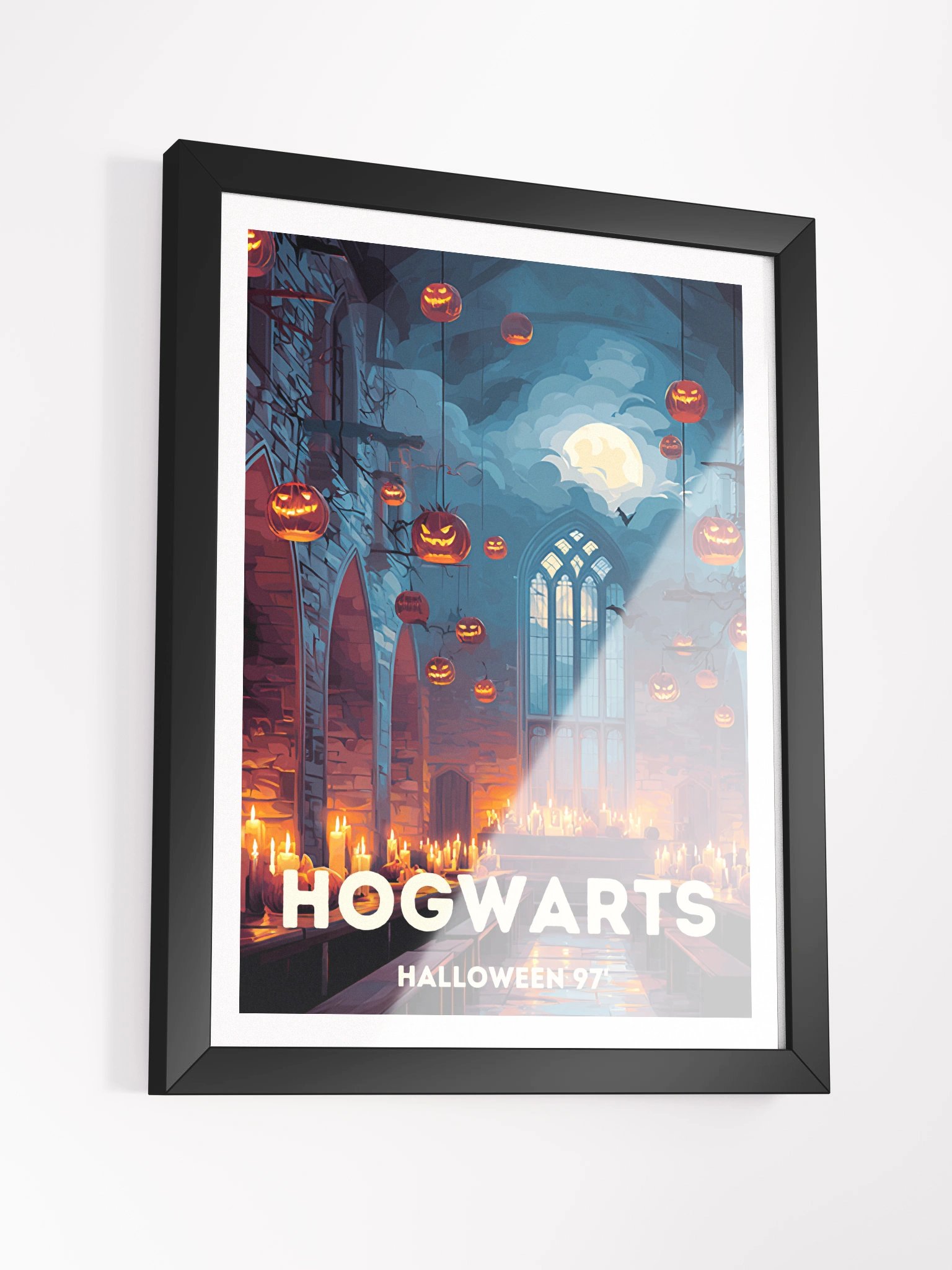 Magical School Halloween Fall Vintage Travel Poster product image (3)