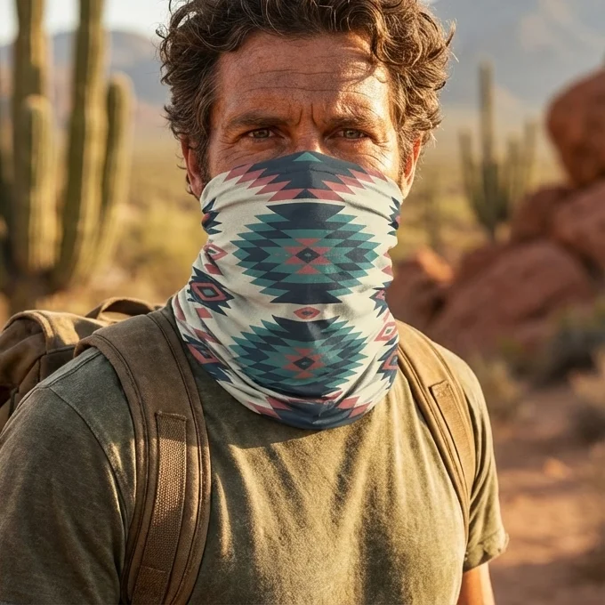 Nomad Neck Gaiter – Mexican Symmetry Edition 06 product image (10)