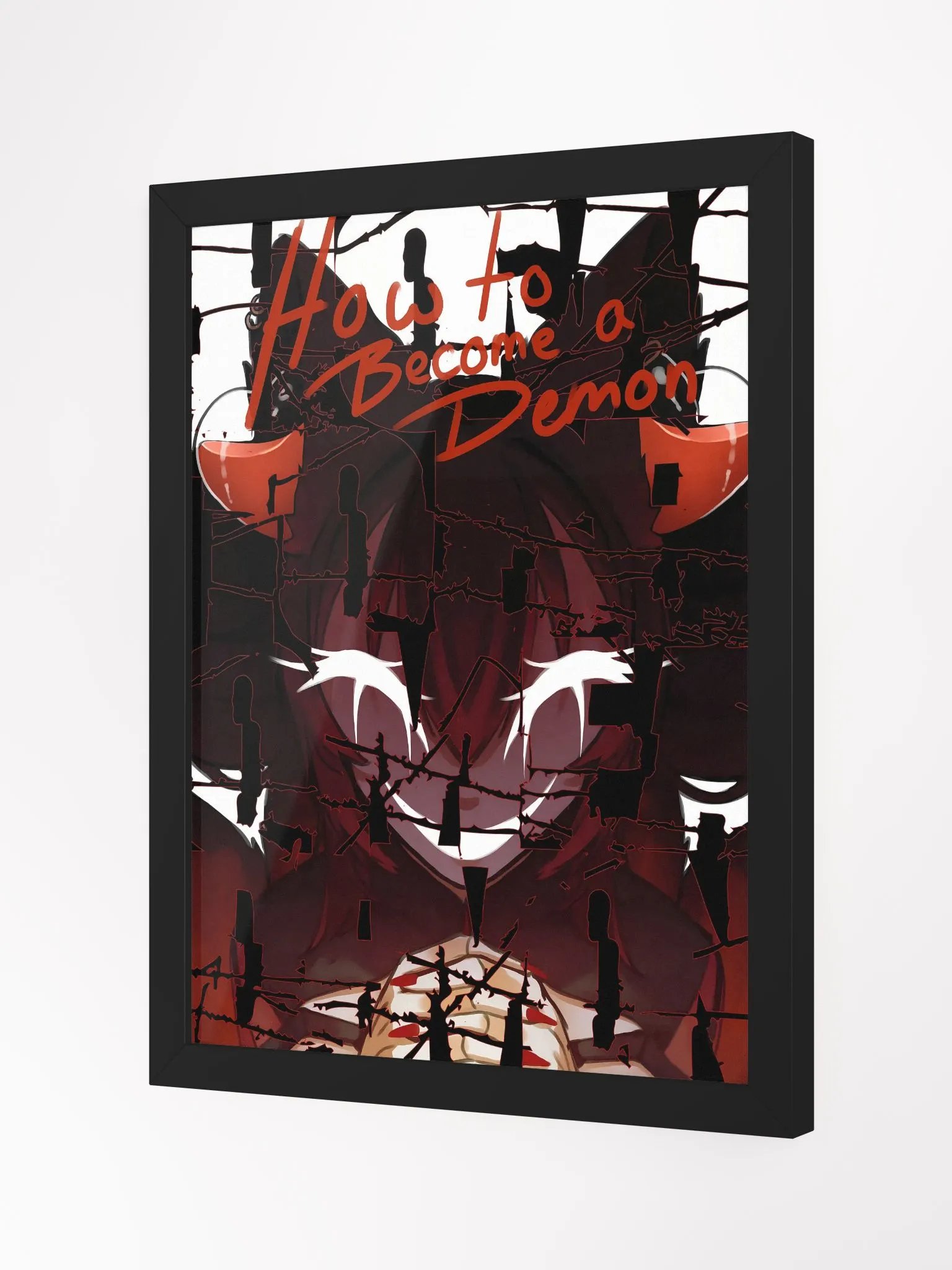 Gerahmtes How to become a Demon - Poster / 4 verschiedene Größen product image (2)