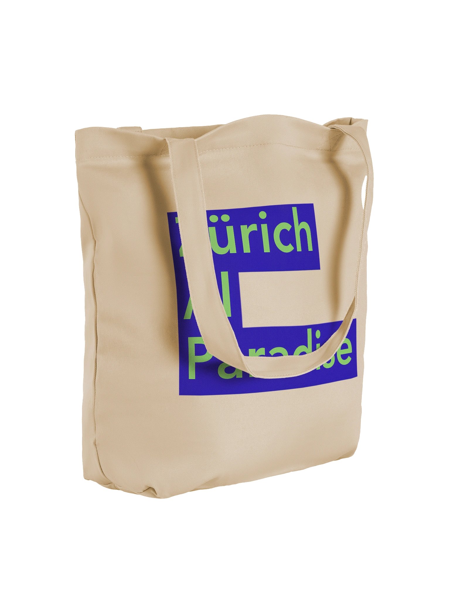 Tote Bag AI Paradise Blue/Brown product image (4)