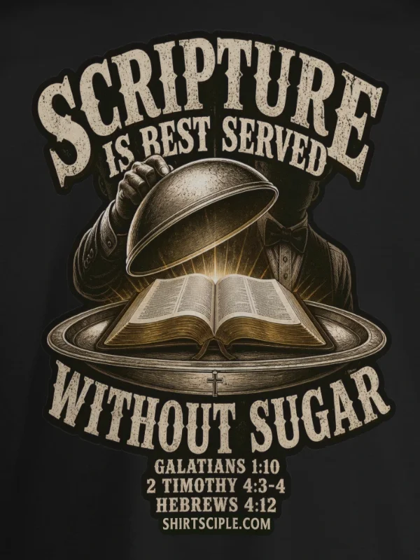 Scripture Is Best Served Without Sugar Hoodie product image (2)