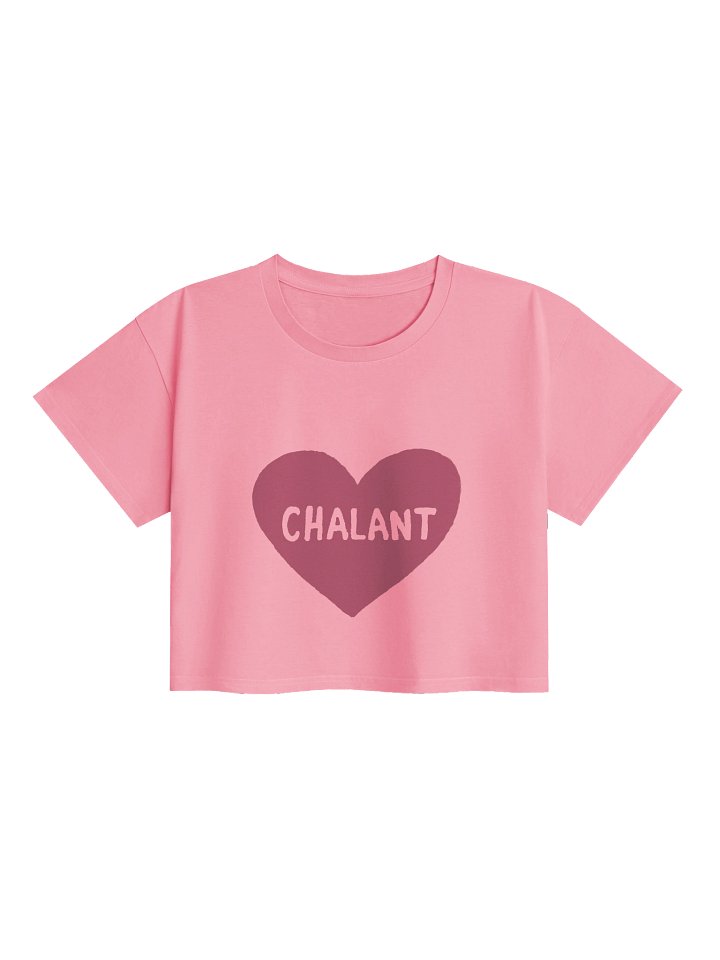 < CHALANT 3 variant #c15e77 women's cropped tee product image (2)