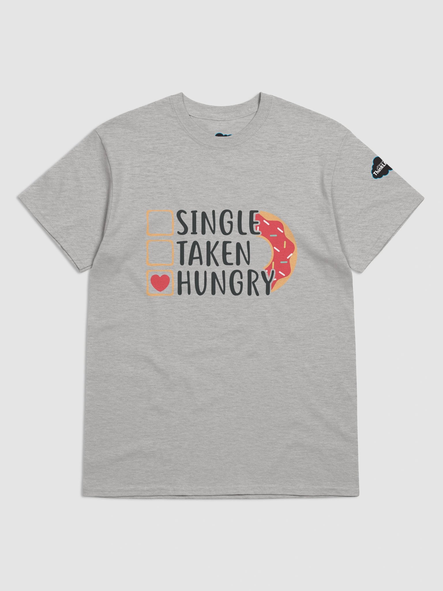Single. Taken. Hungry. (Donut Edition) – Light Tee product image (1)