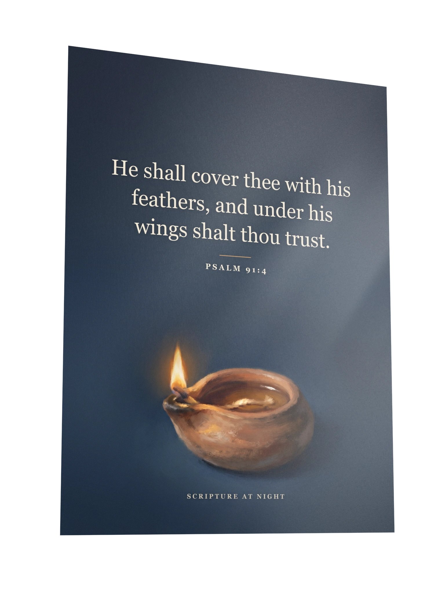 Under His Wings Poster — Psalm 91:4 product image (3)