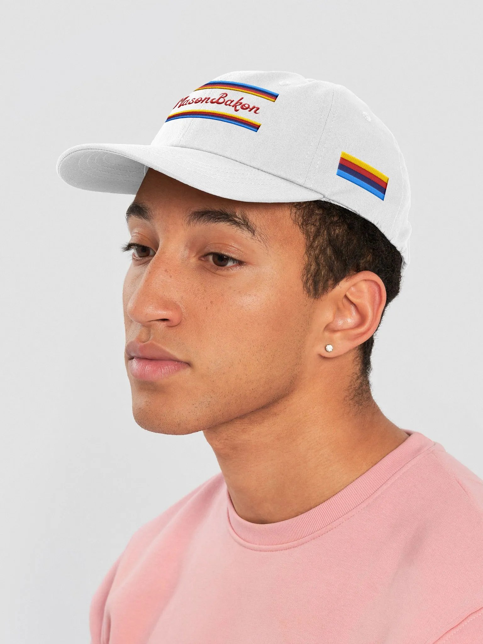 White Stripe Hat product image (7)