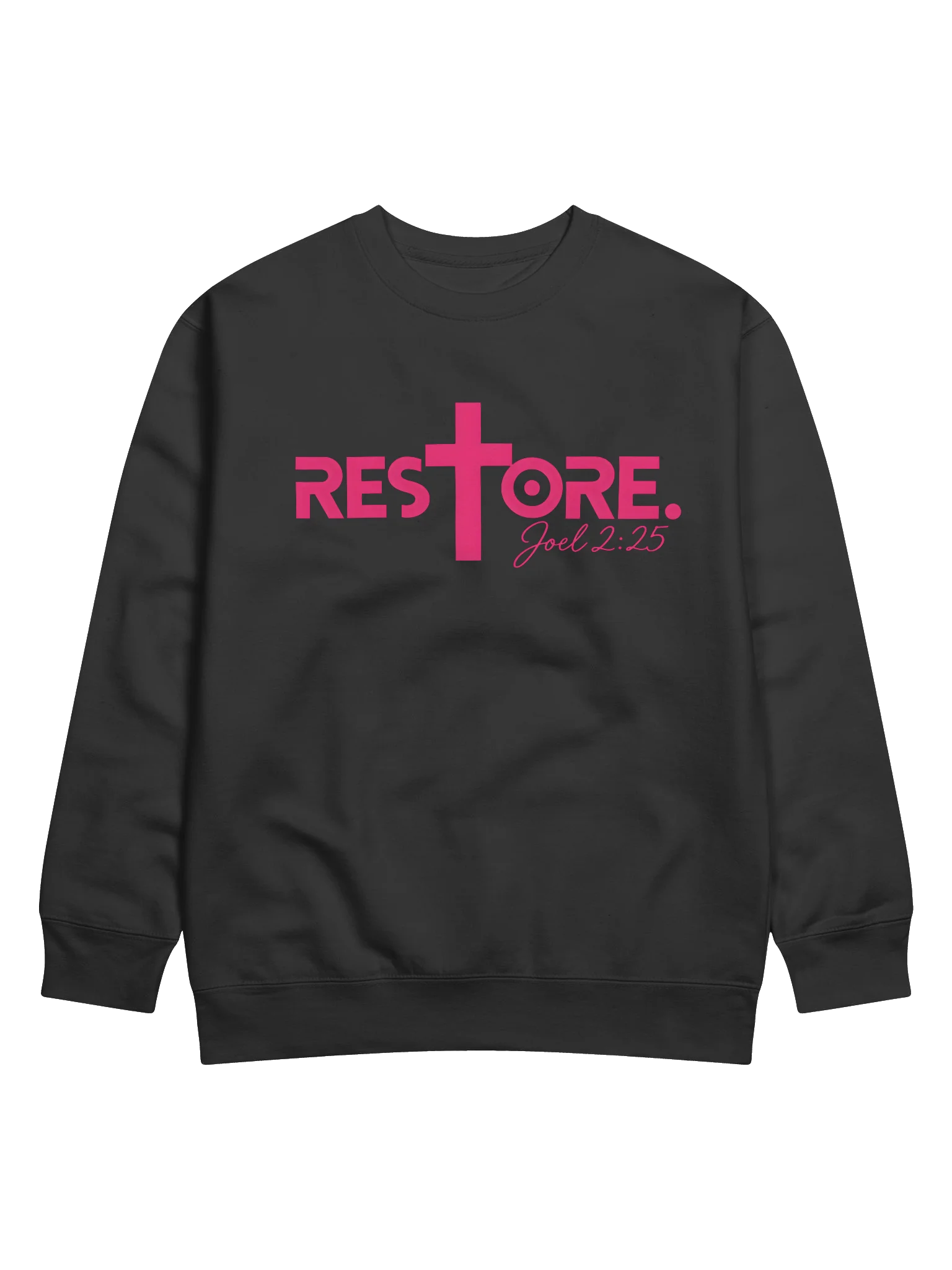 RESTORE. Men's Breast Cancer Awareness Sweatshirt— Faith • Strength • Restoration product image (1)