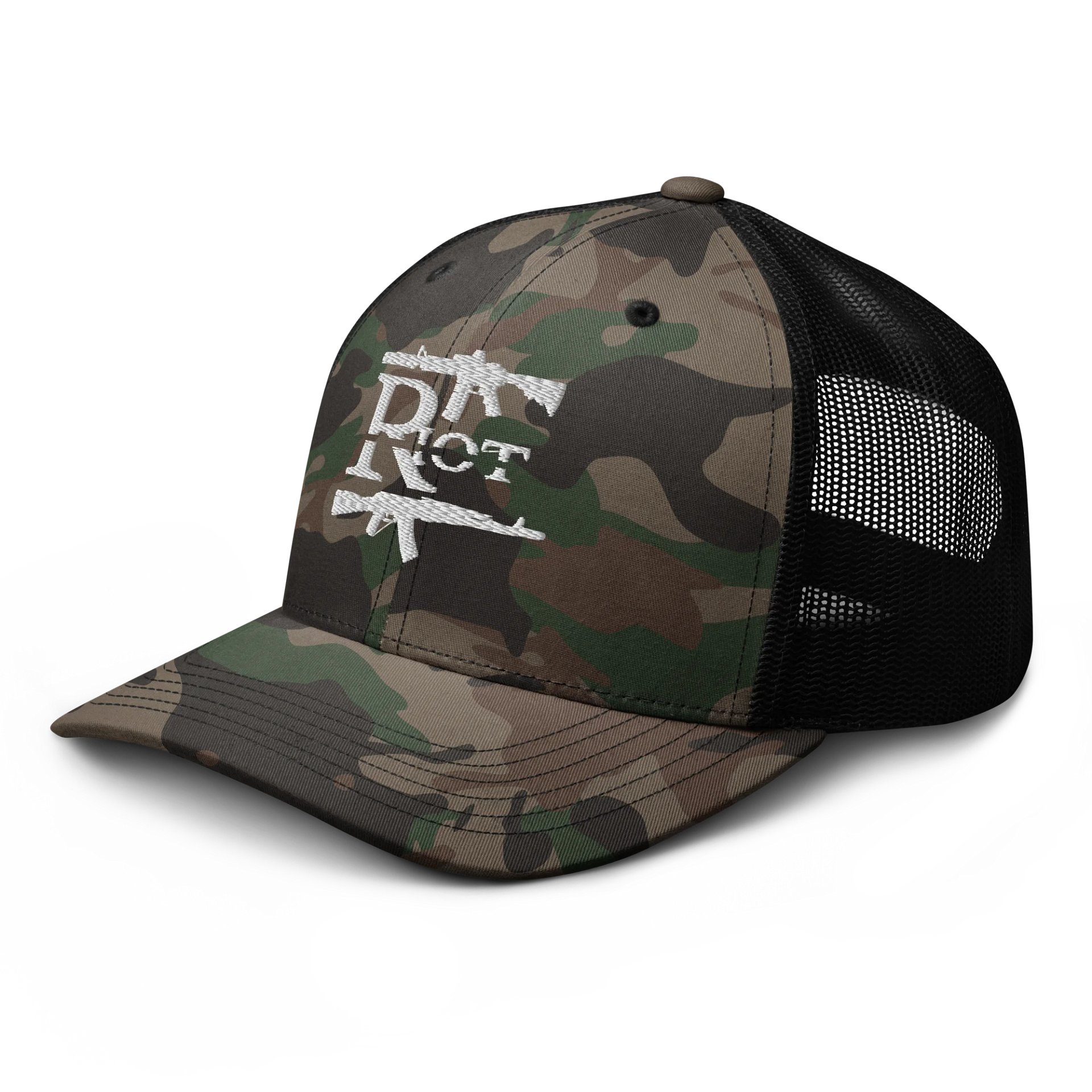 Riot Logo Camo Hat product image (4)