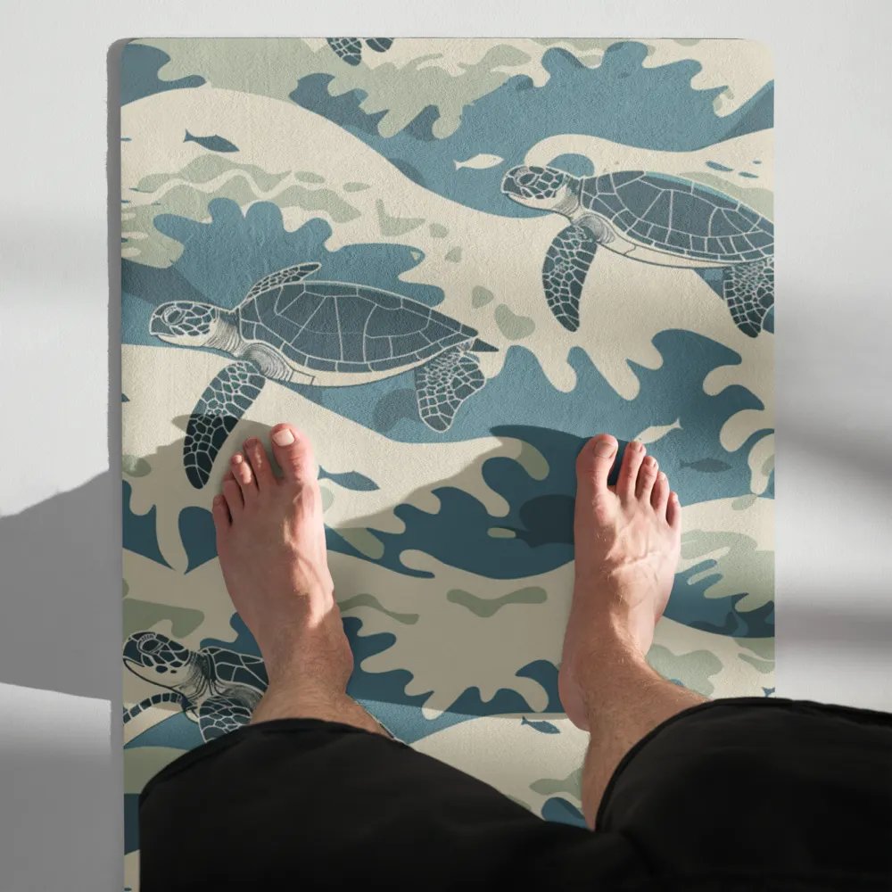 Sea Turtles Yoga Mat by Treasure Pie product image (4)