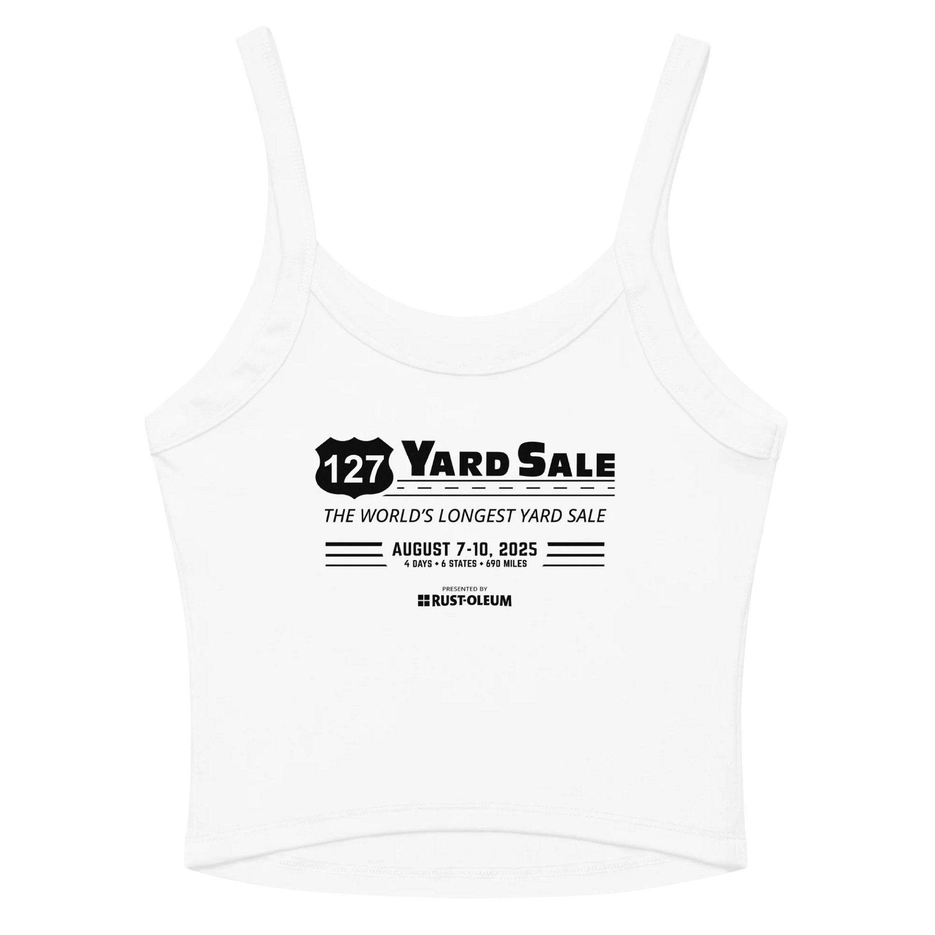 127 Yard Sale (2025) Vintage - Bella+Canvas Women's Micro-Rib Tank Top - White product image (4)