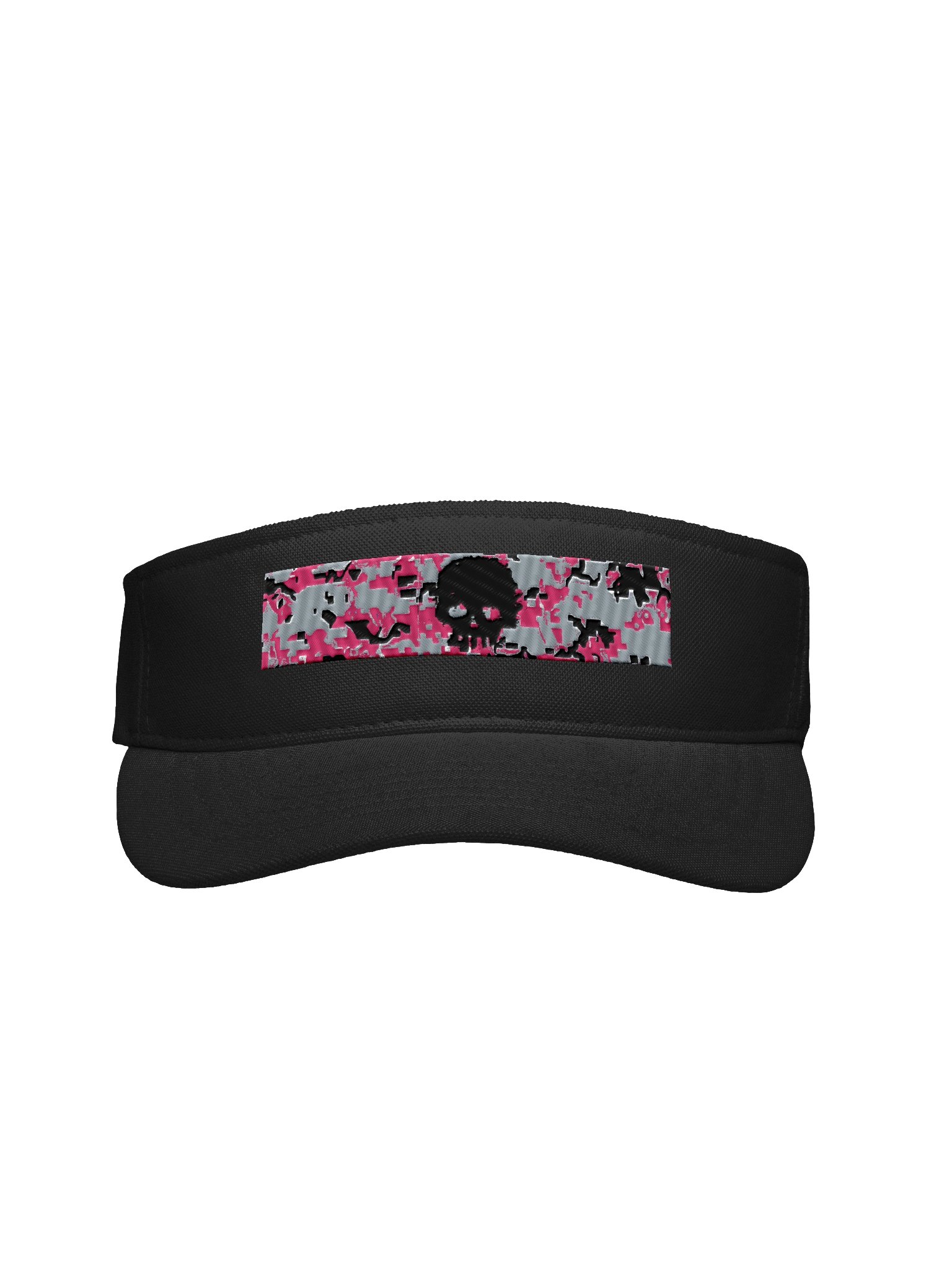 Digital Camo Skull Flexfit Visor product image (1)