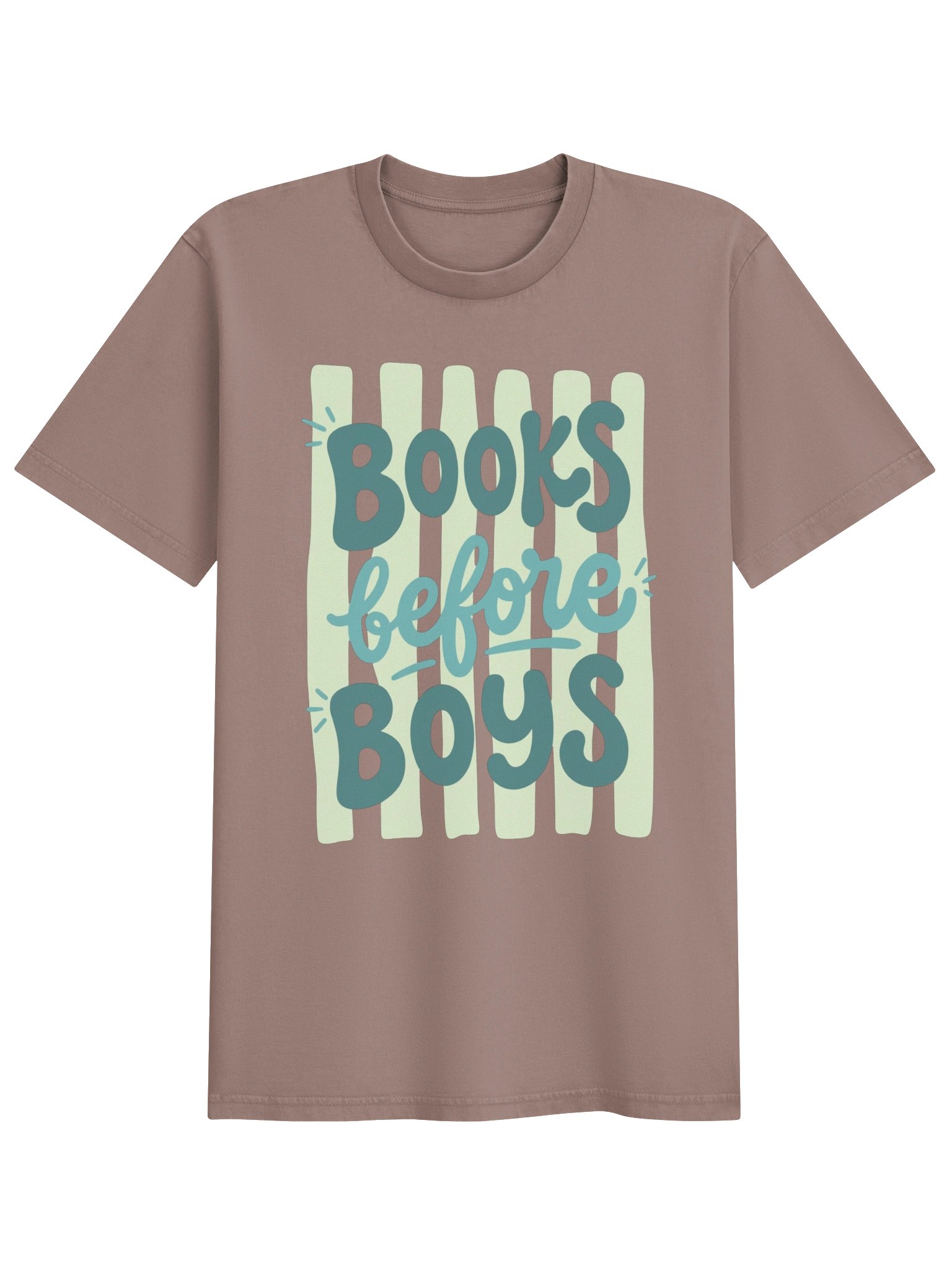 Books Before Boys Tee — Retro Book Lover Shirt product image (12)