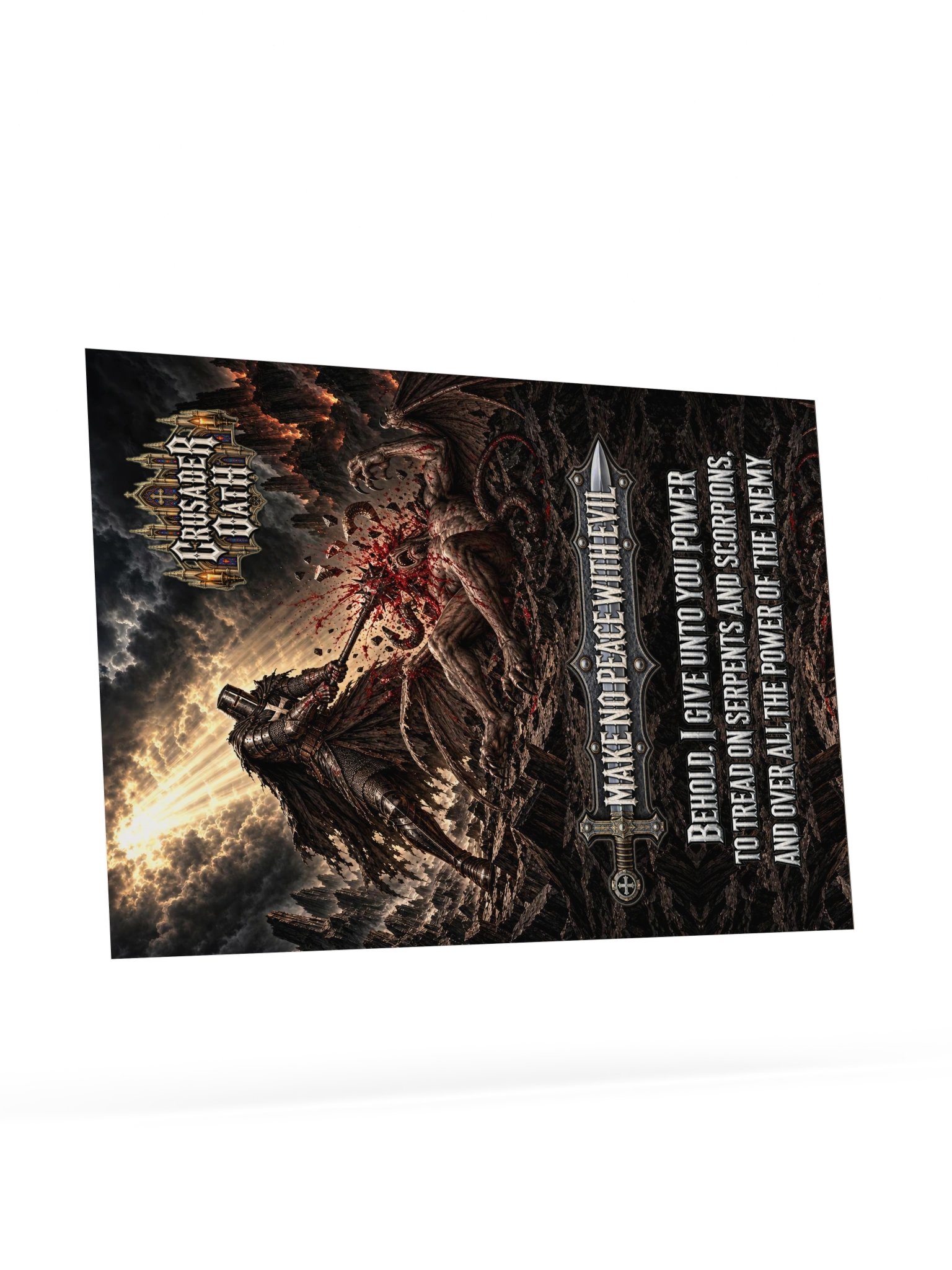 Make No Peace With Evil Posters product image (17)
