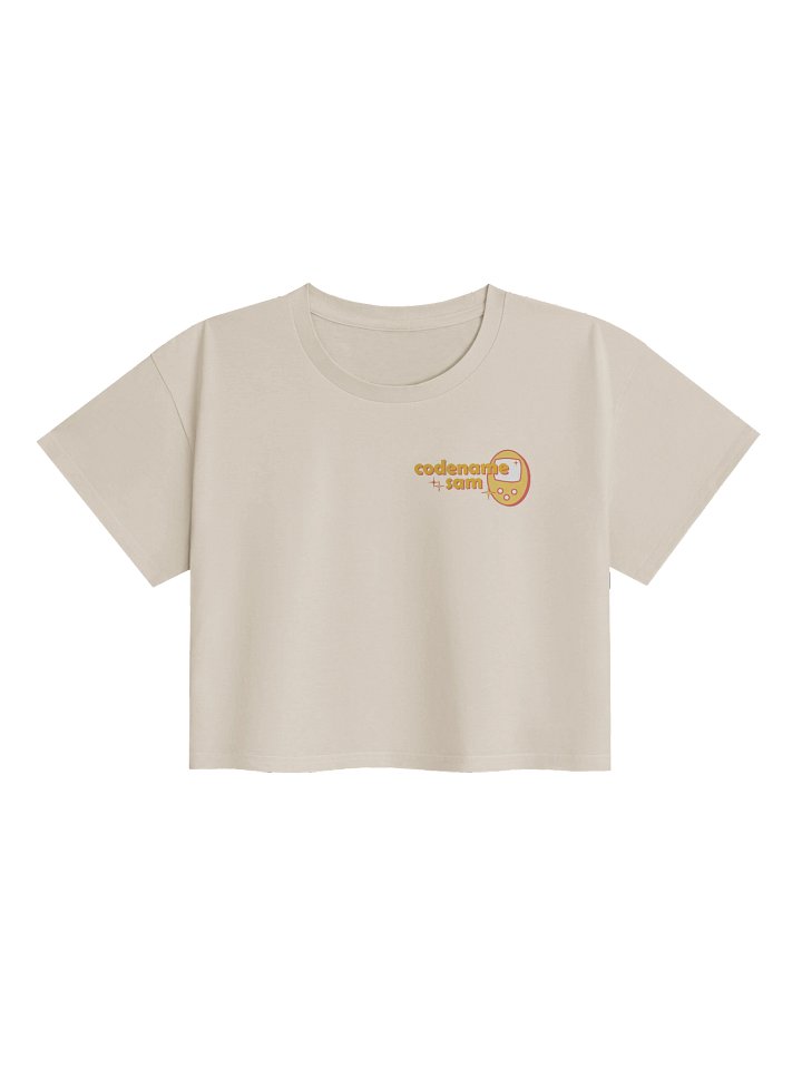 Codenamesam Logo Crop Tee (Orange & Yellow) product image (1)