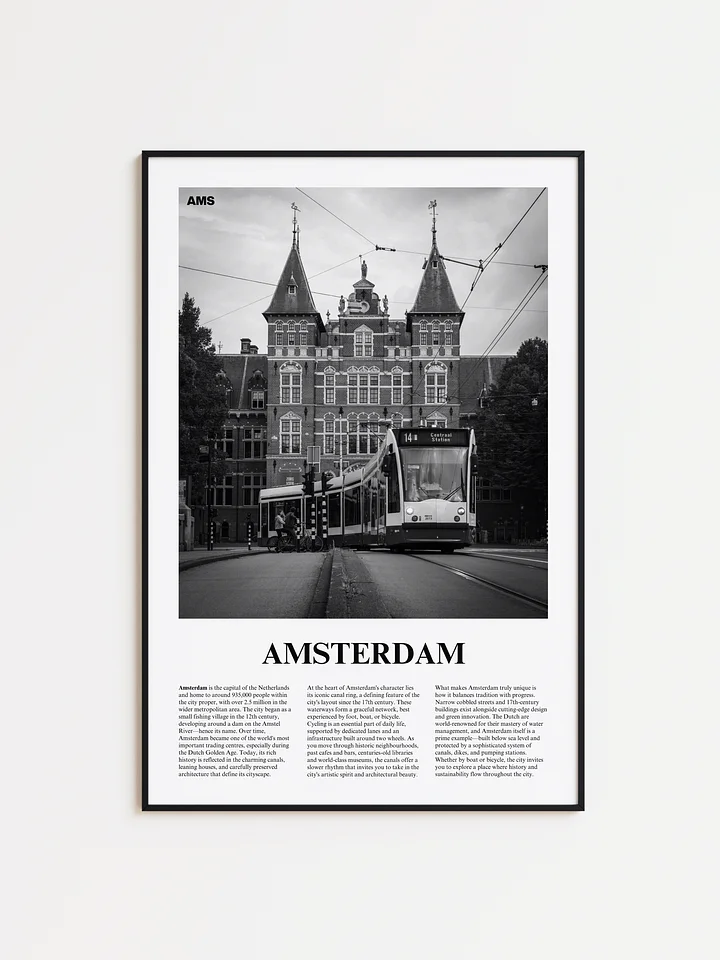 Amsterdam 05 Newspaper Poster | Framed product image (1)