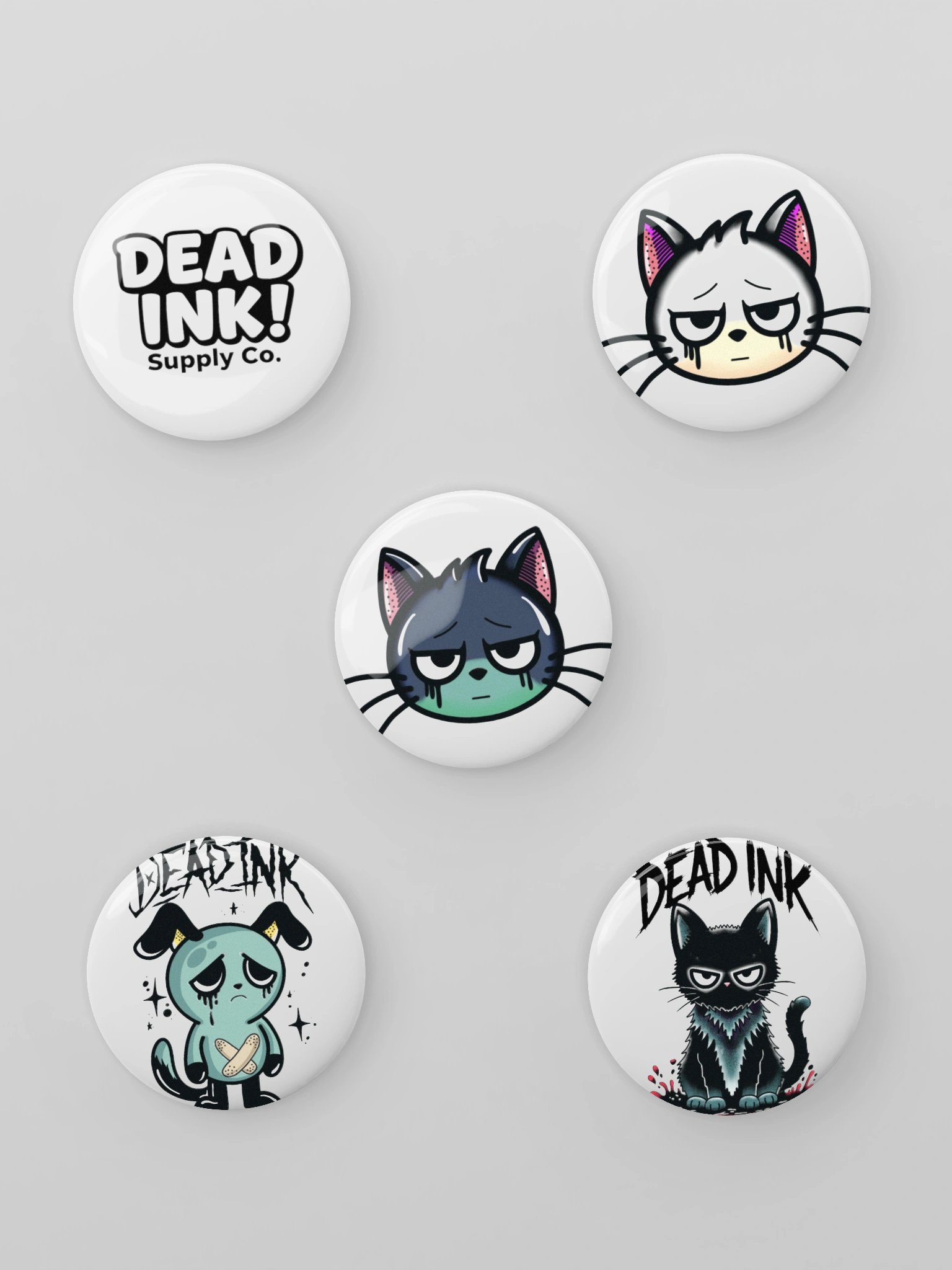 Dead Ink Toon Badge Set product image (2)