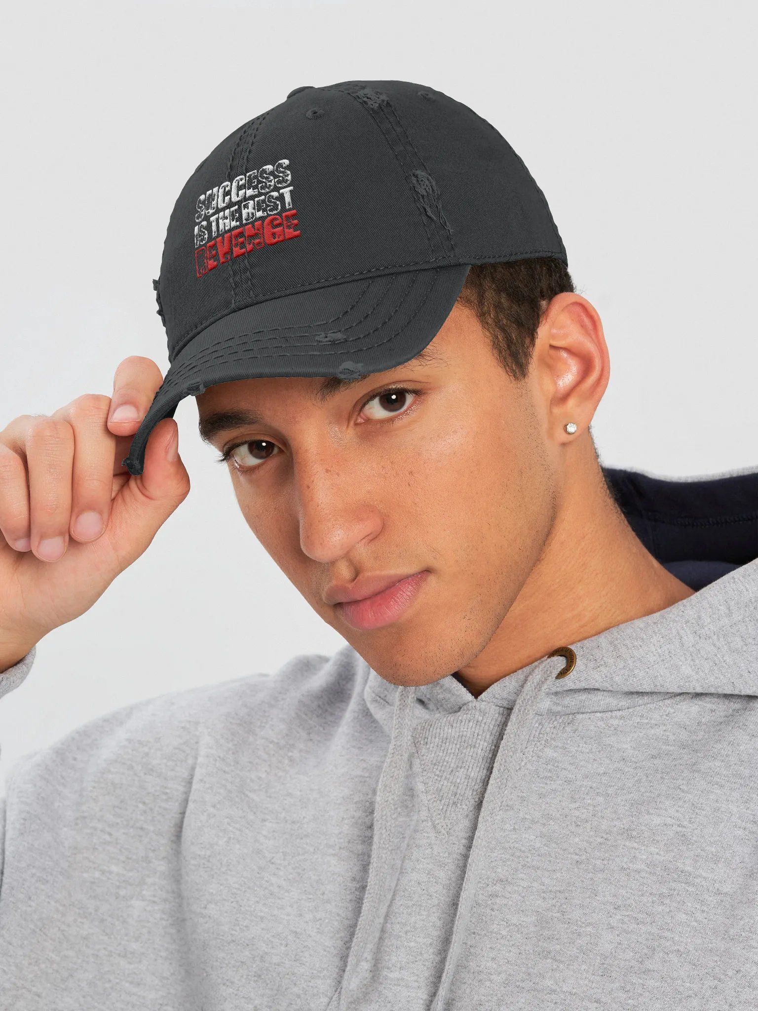 Journey Distressed Dad Hat product image (9)