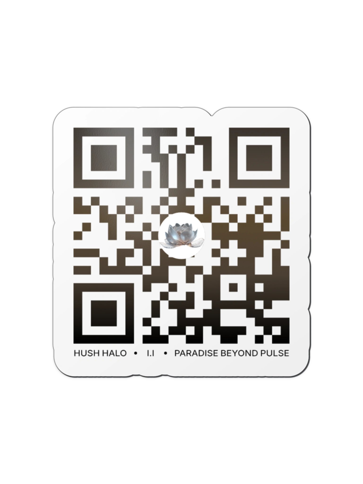 Paradise Beyond Pulse, QR MAGNET + Daily Poetry Experience [AUDIO] product image (1)