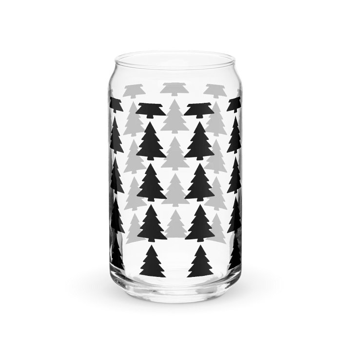 Festive Tree Pattern Can-Shaped Glass product image (6)