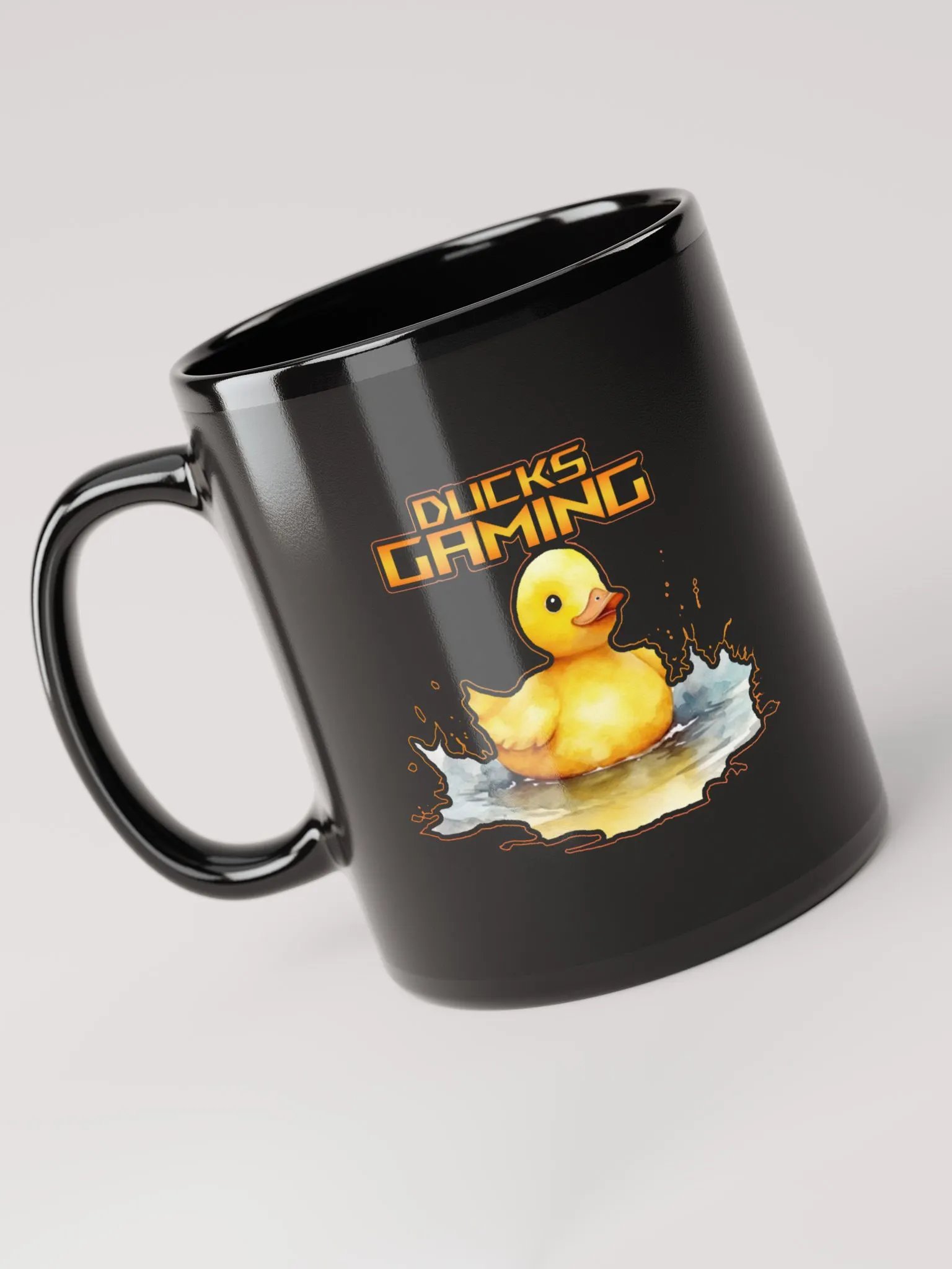 rubber duck cup black product image (3)