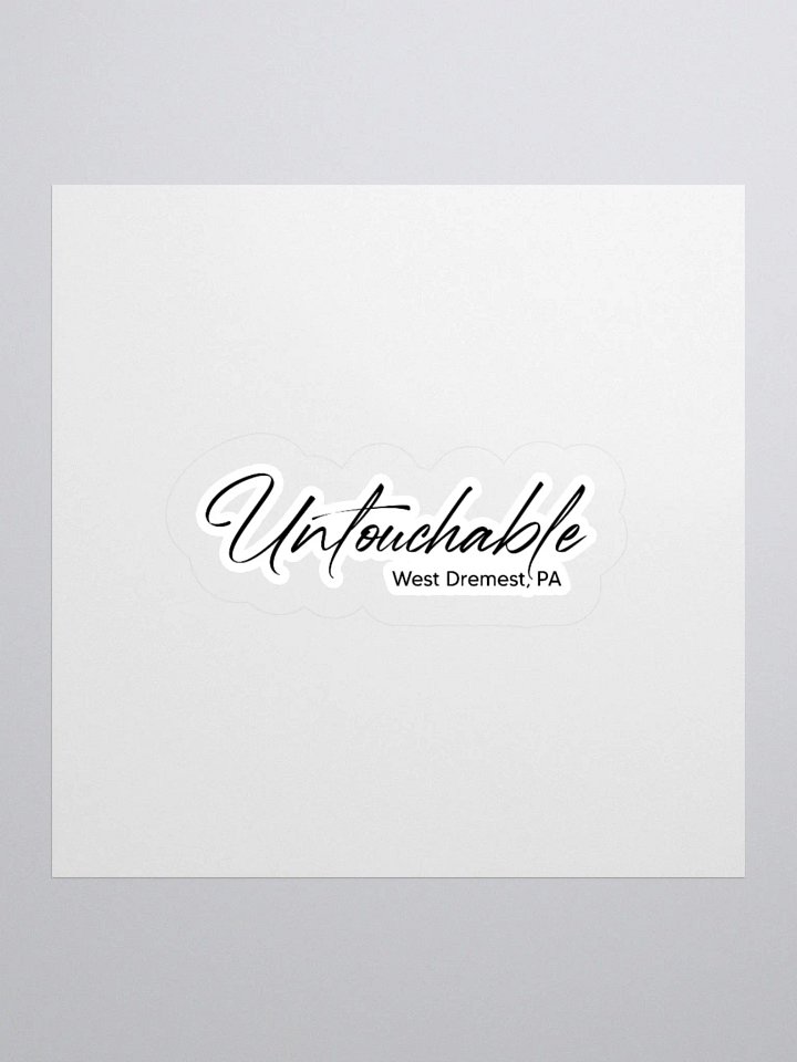 Untouchable Sticker product image (1)